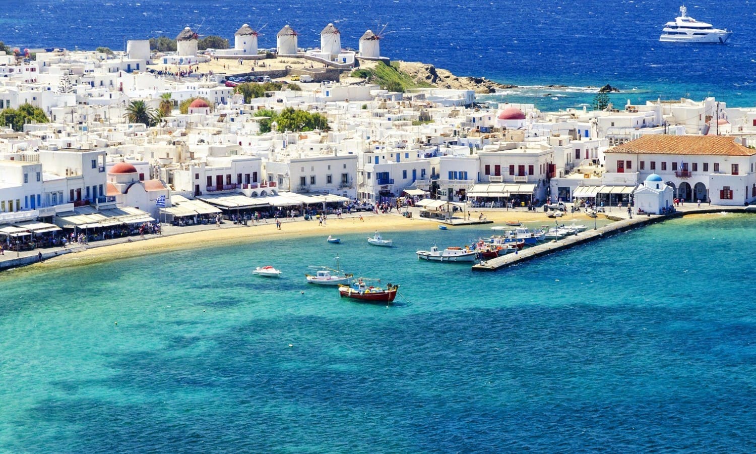 Mykonos city view