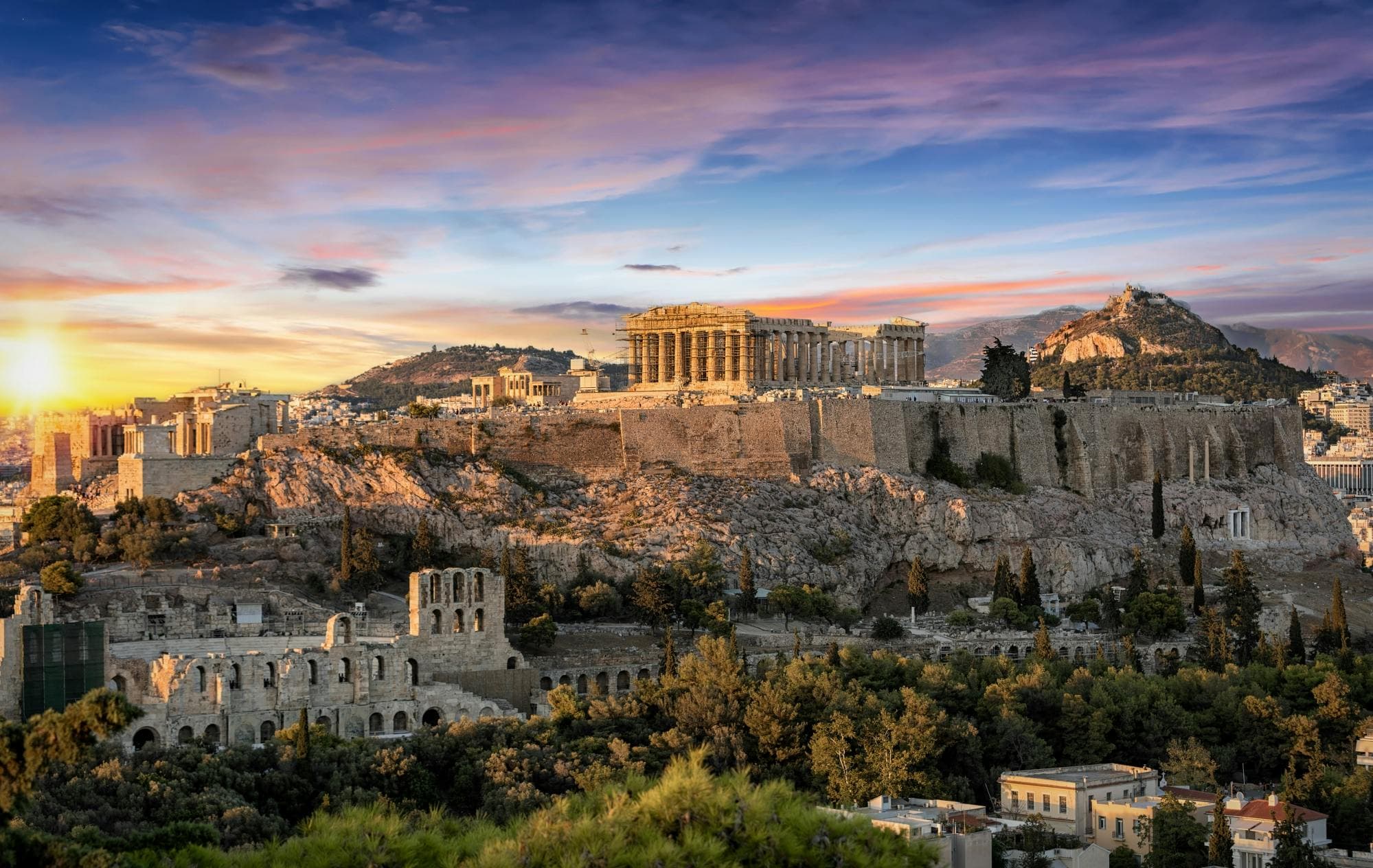 Athens city view