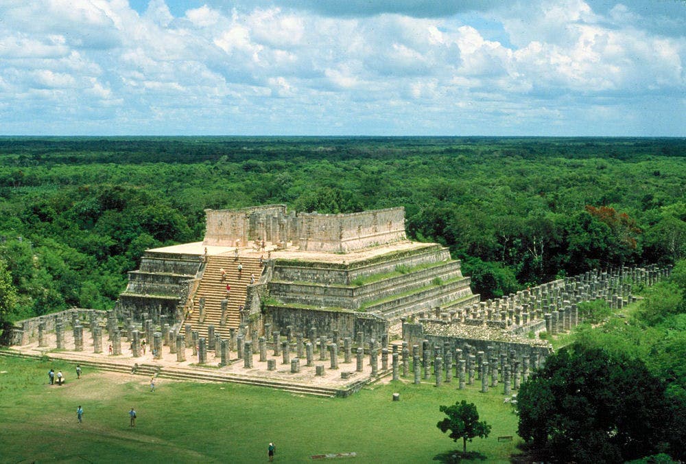 Chichen Itza city view