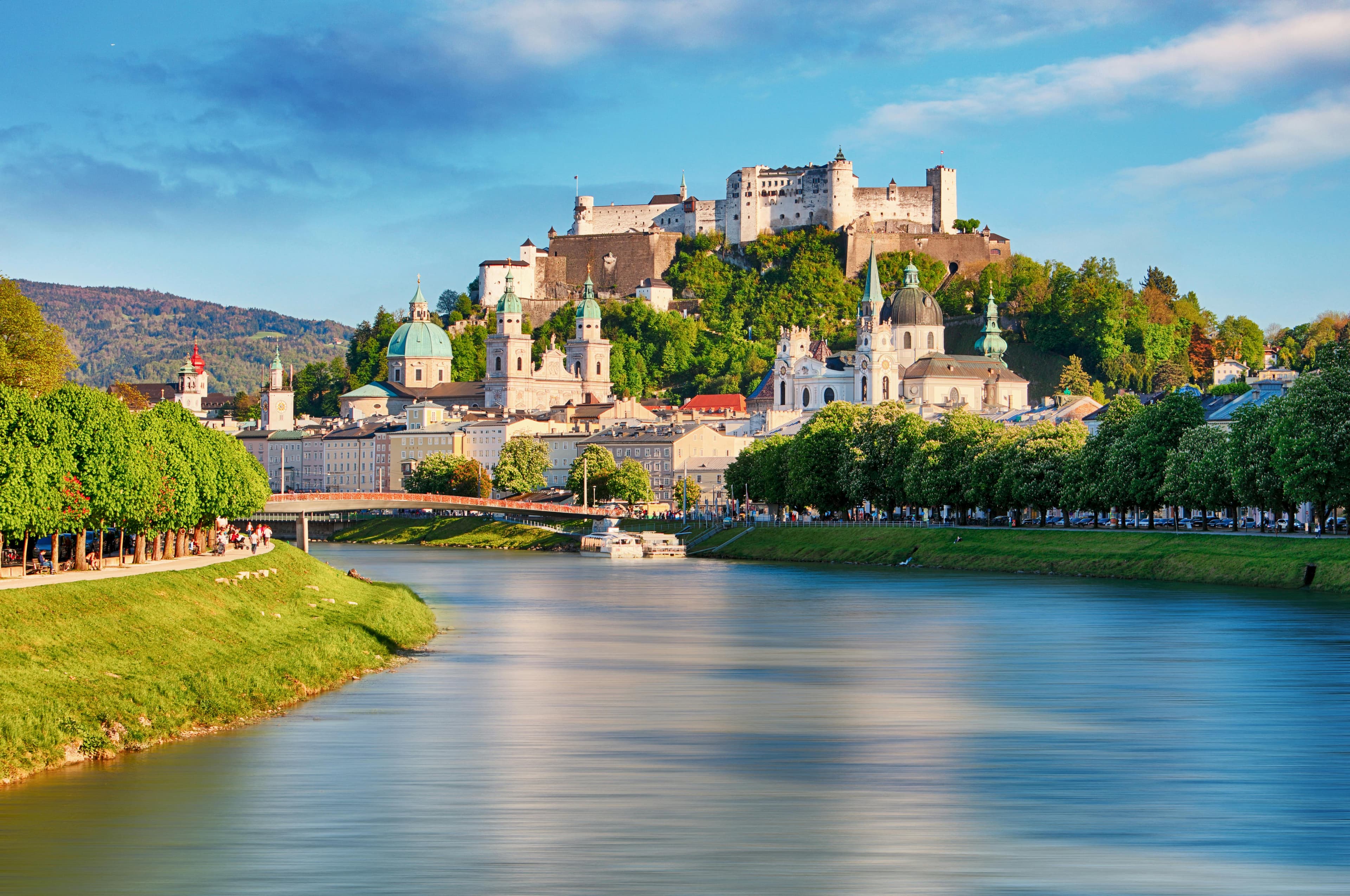 Salzburg city view