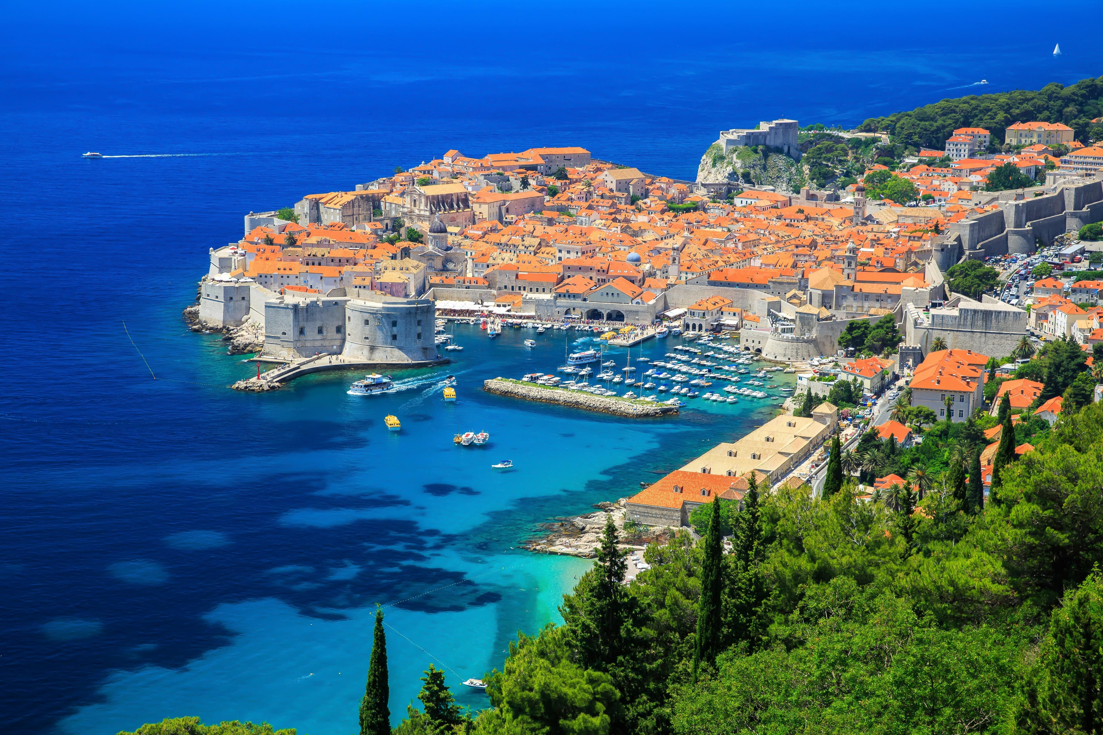 Dubrovnik city view