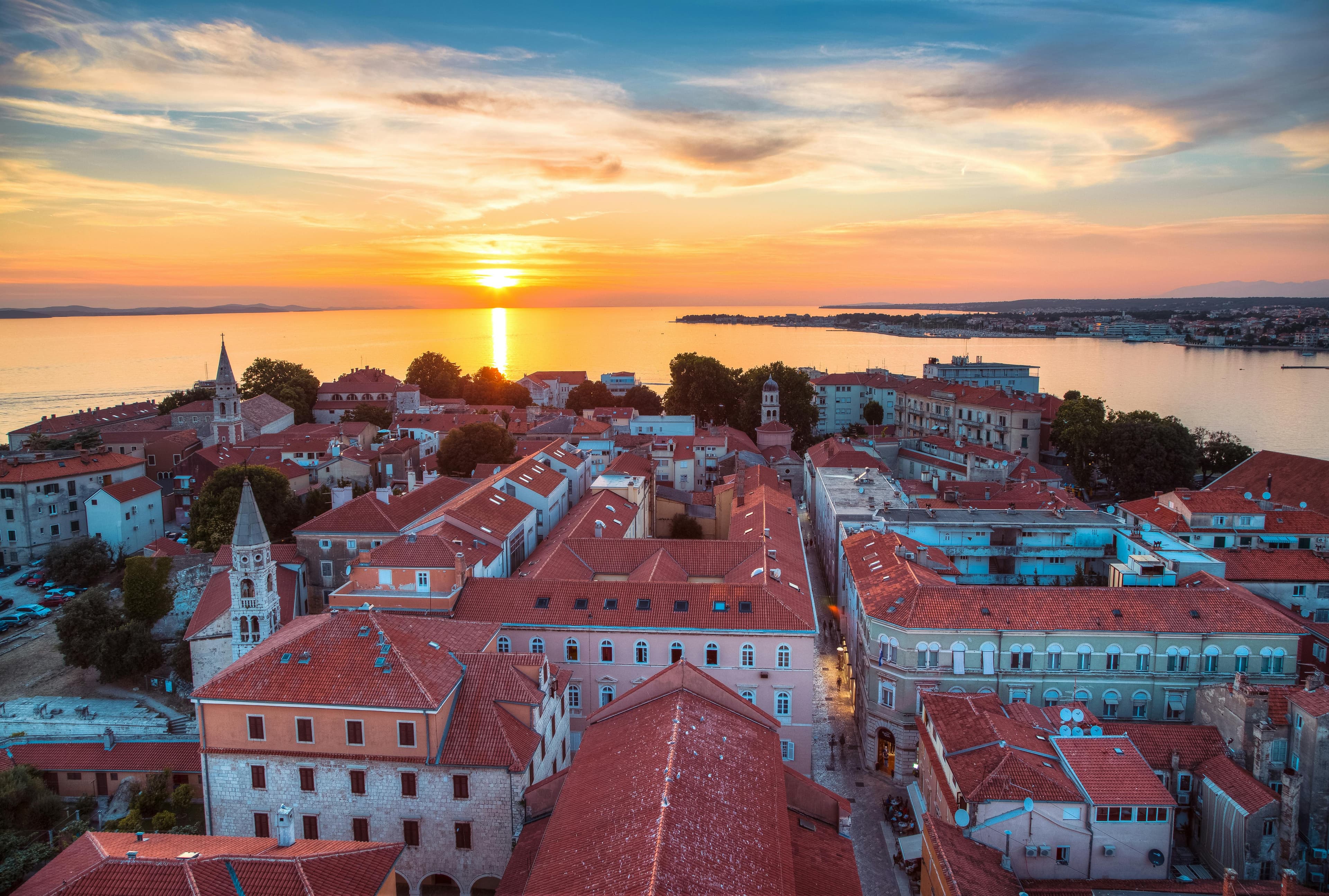 Zadar city view