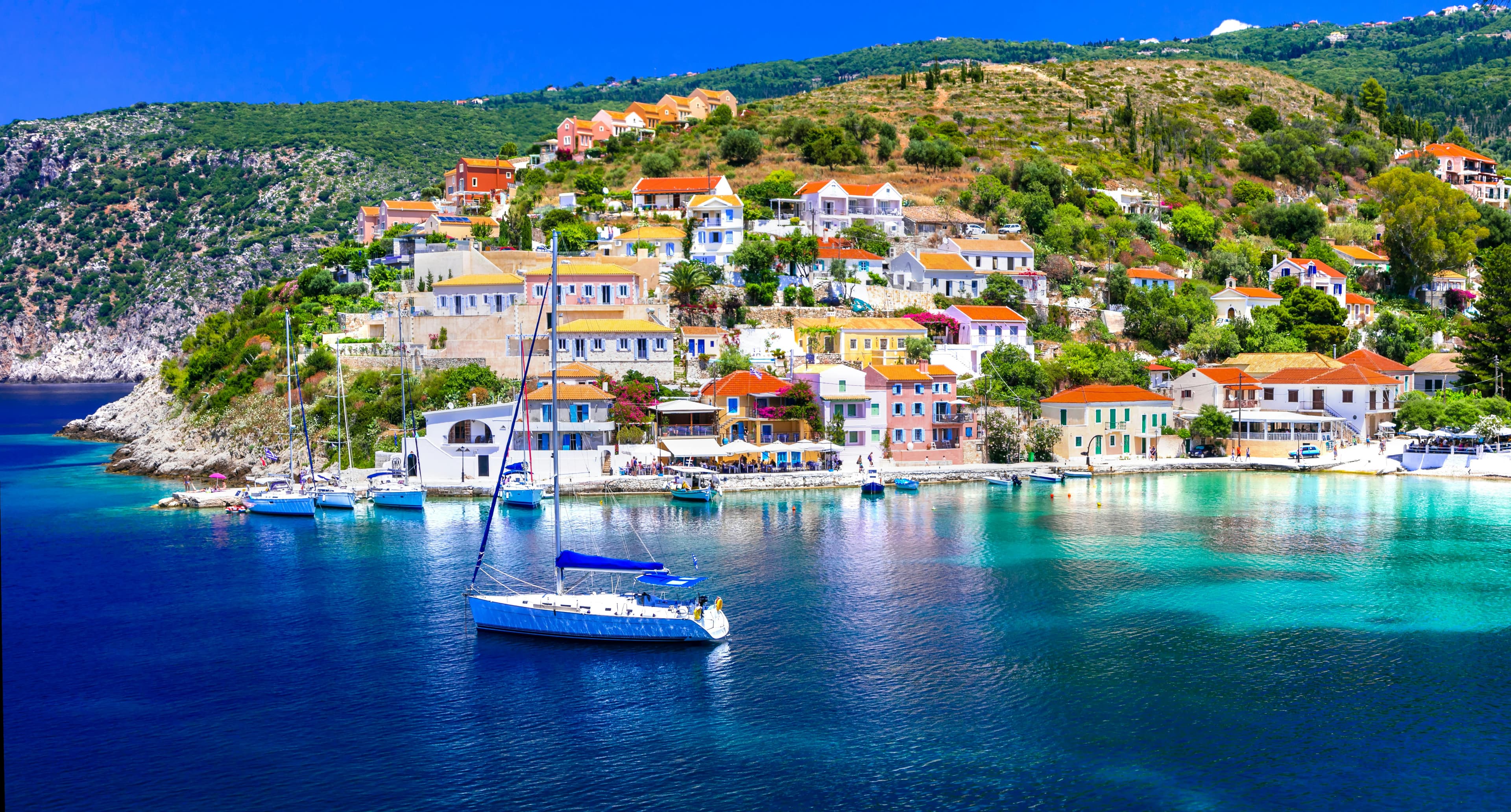 Kefalonia city view