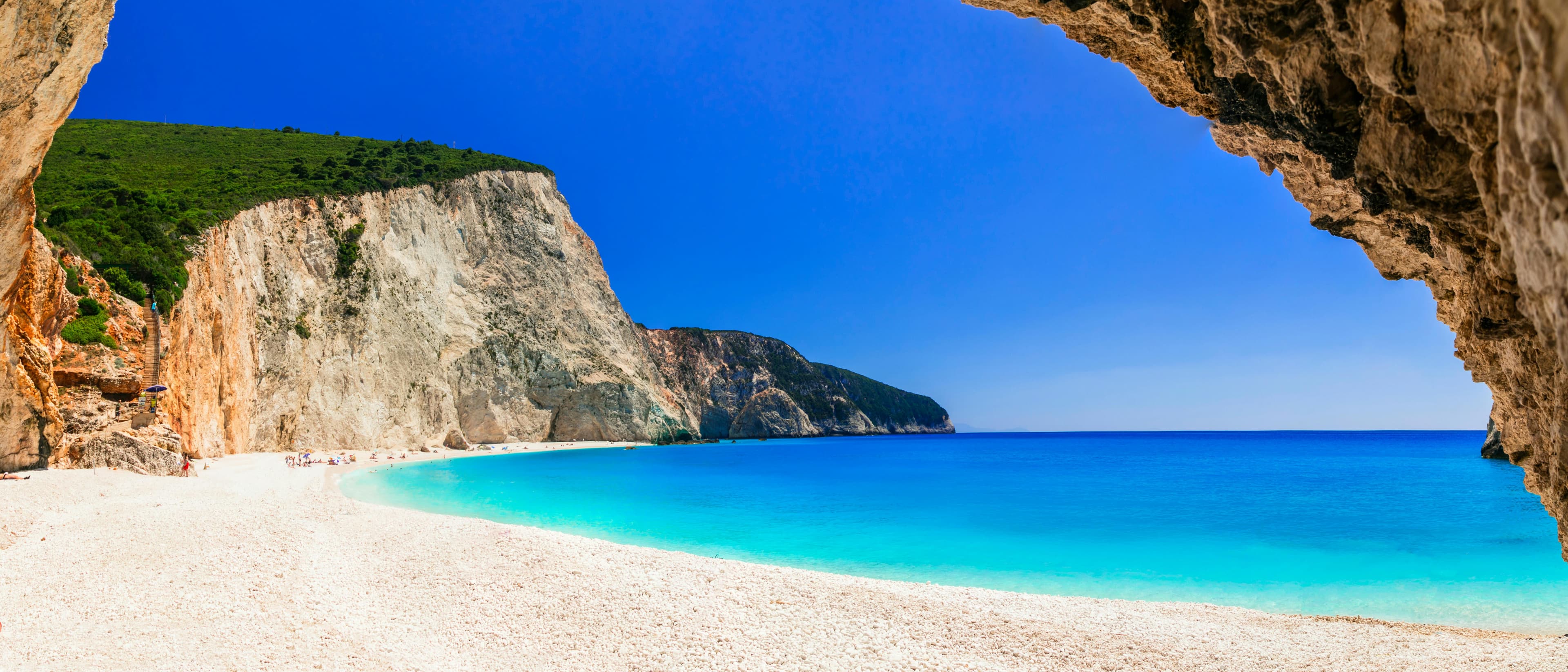 Lefkada city view