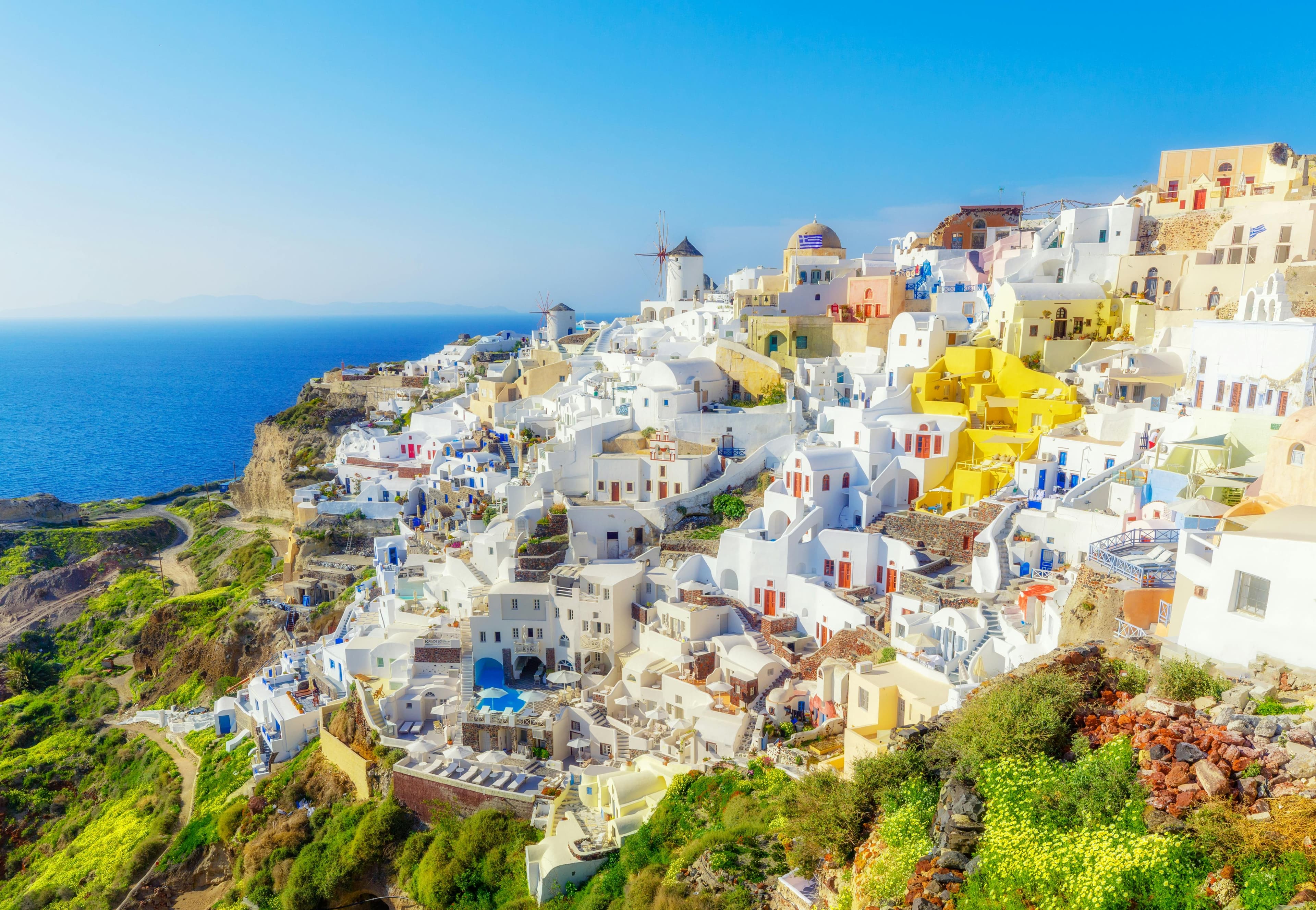 Santorini city view