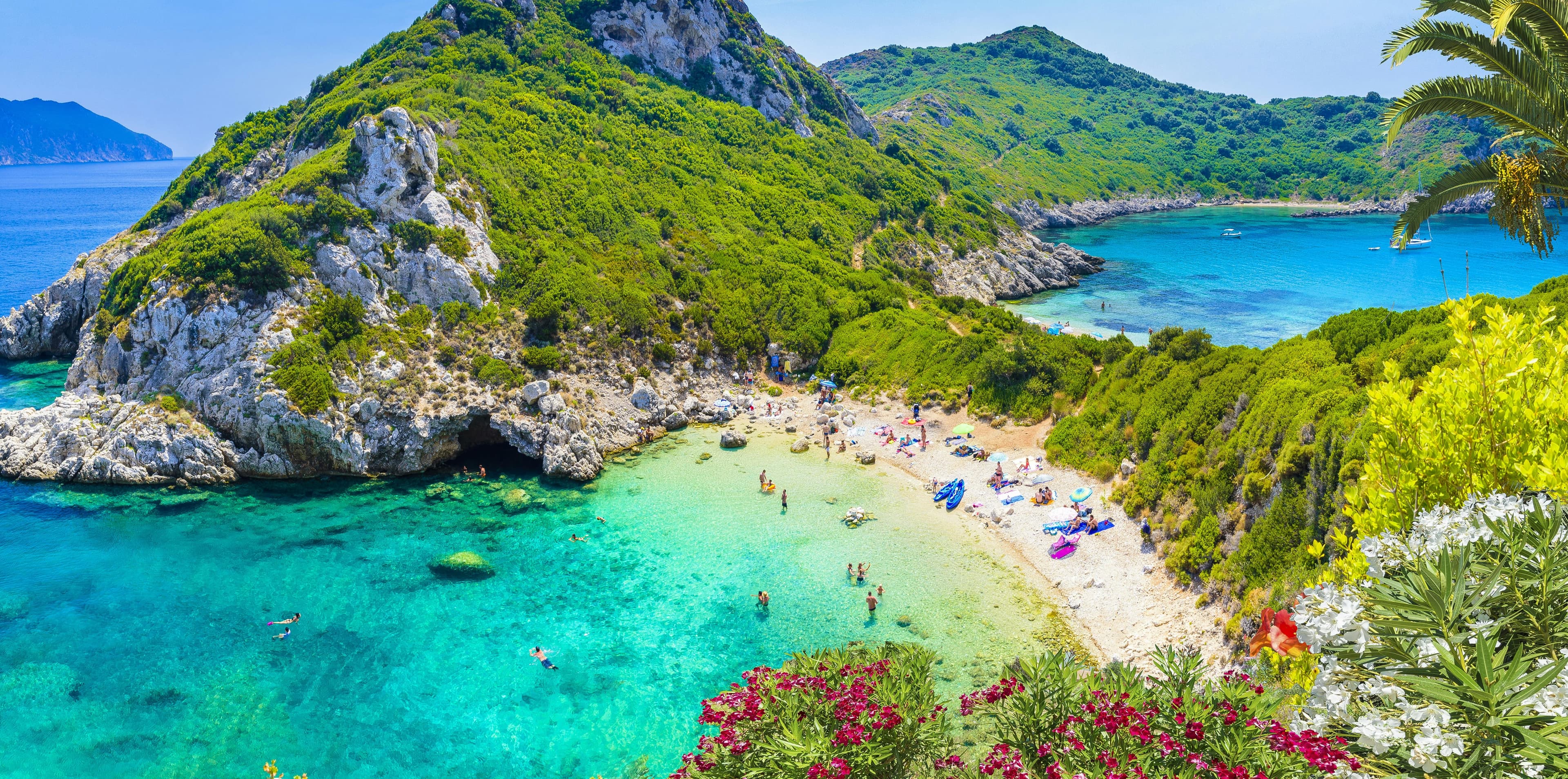 Corfu city view