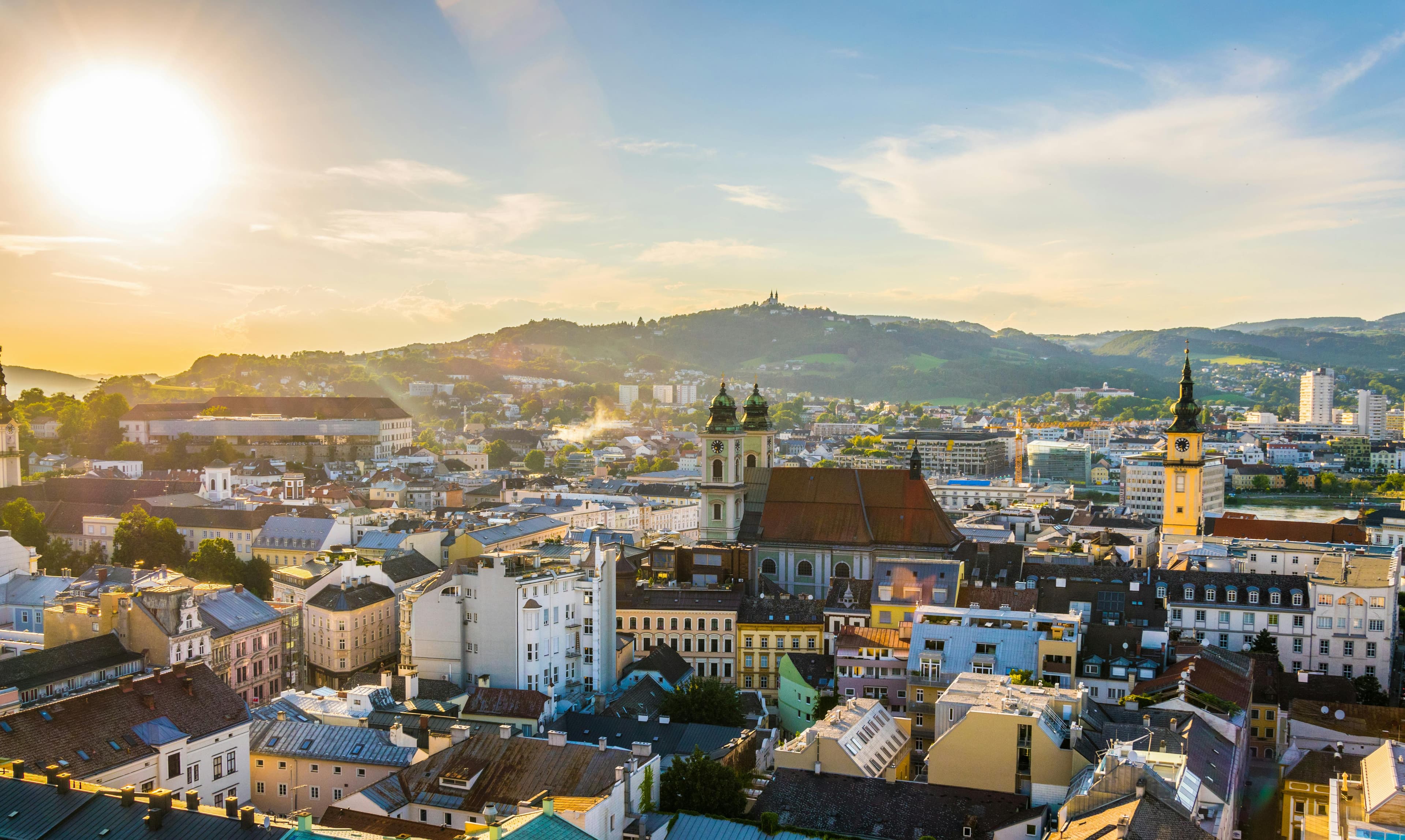 Linz city view