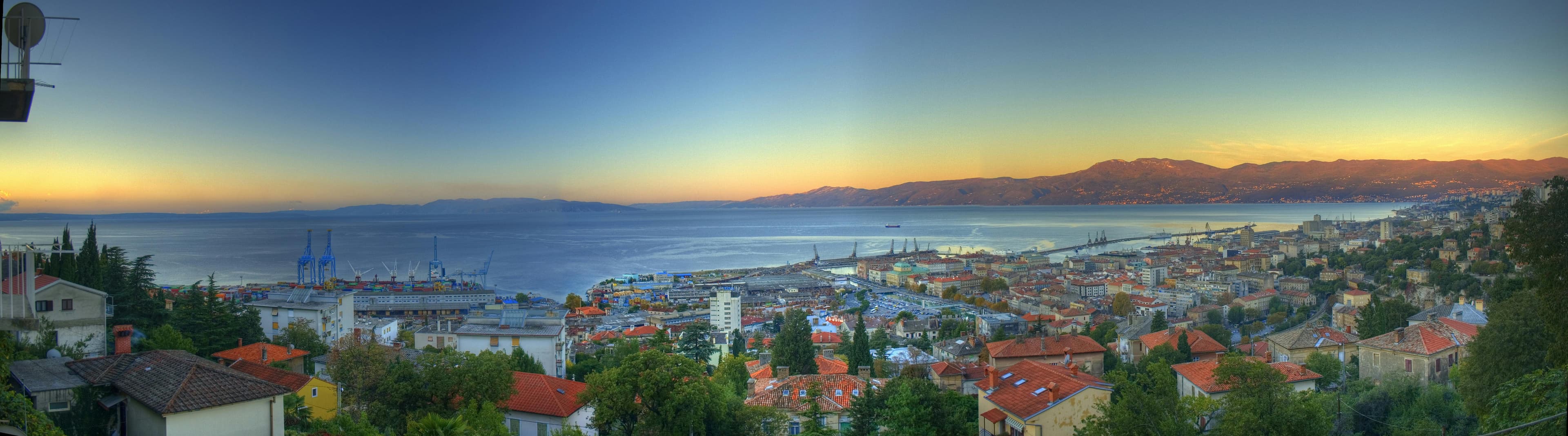 Rijeka city view