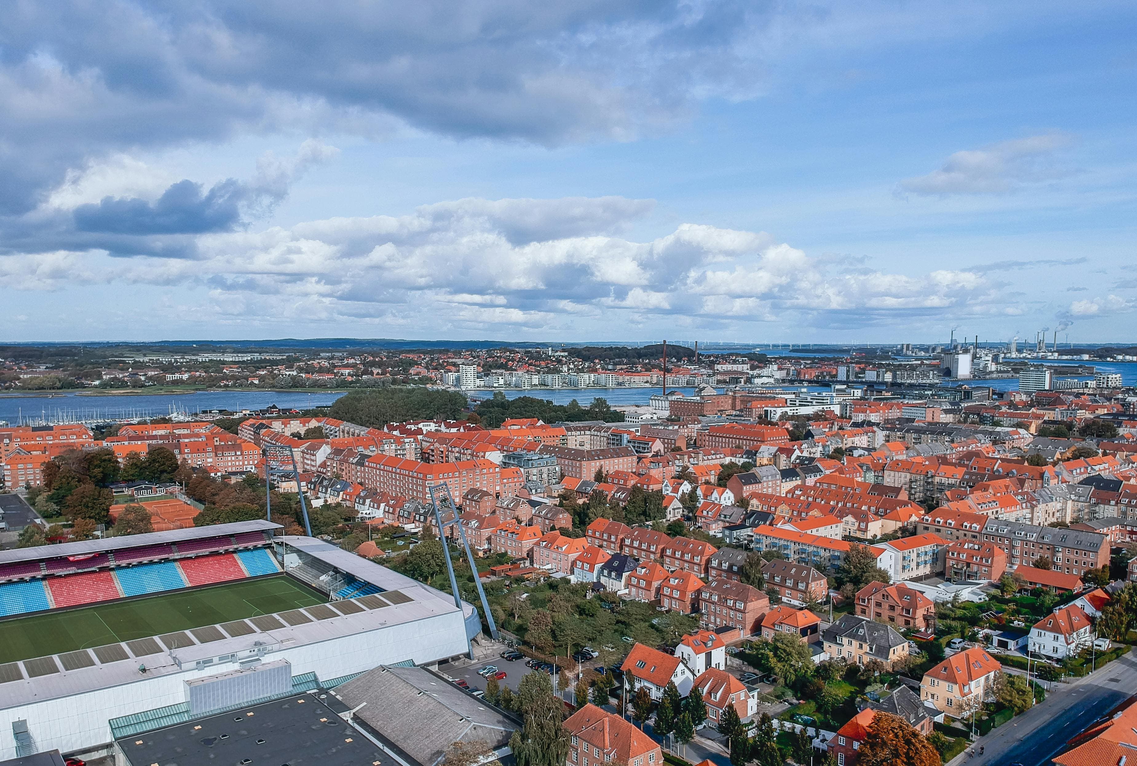 Aalborg city view