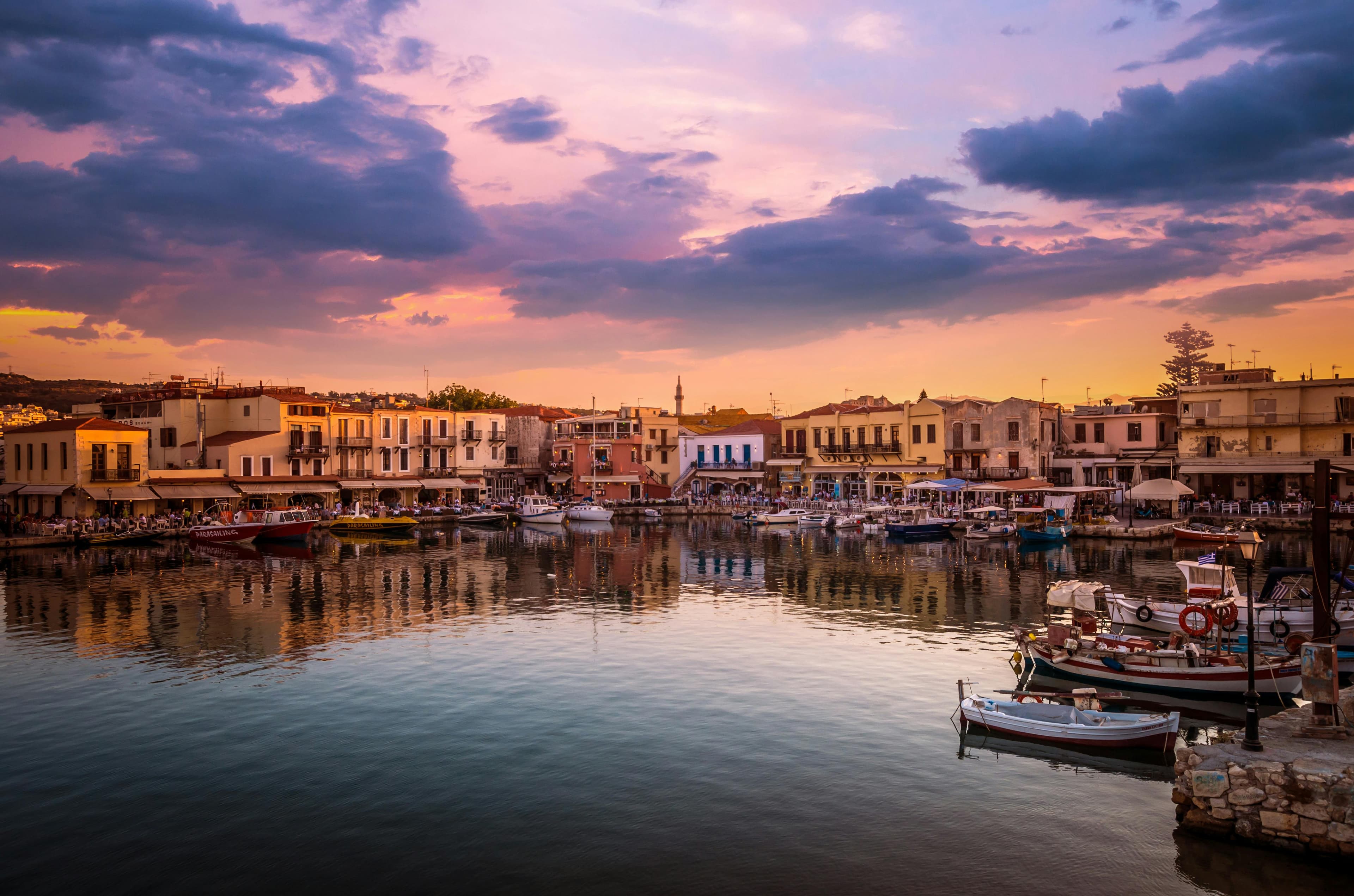 Rethymno city view