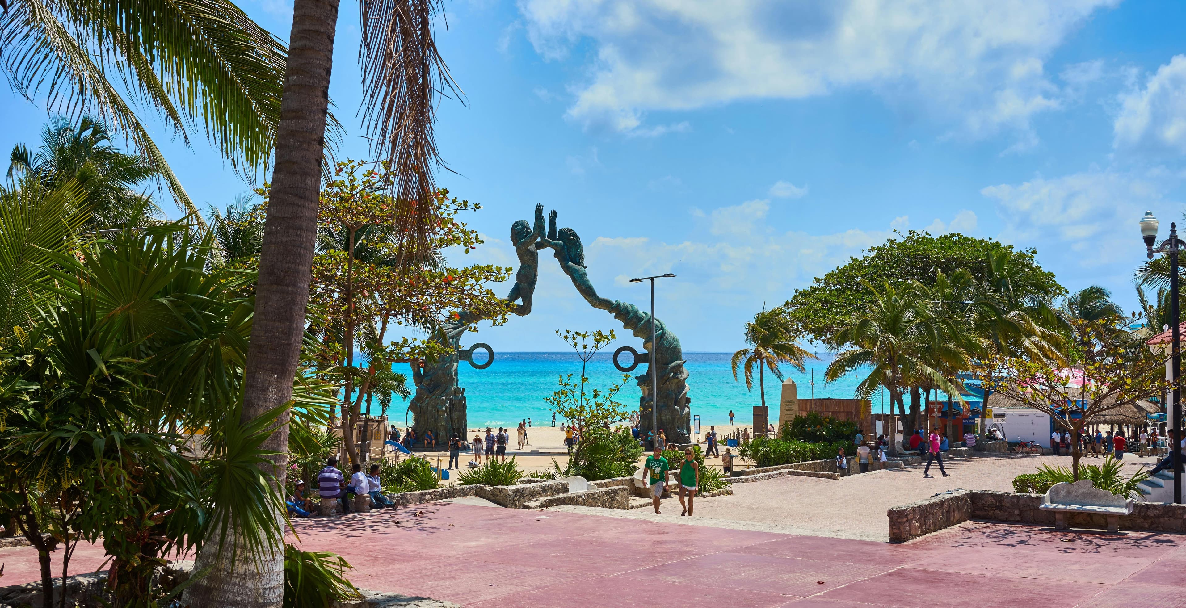 Playa del Carmen city view