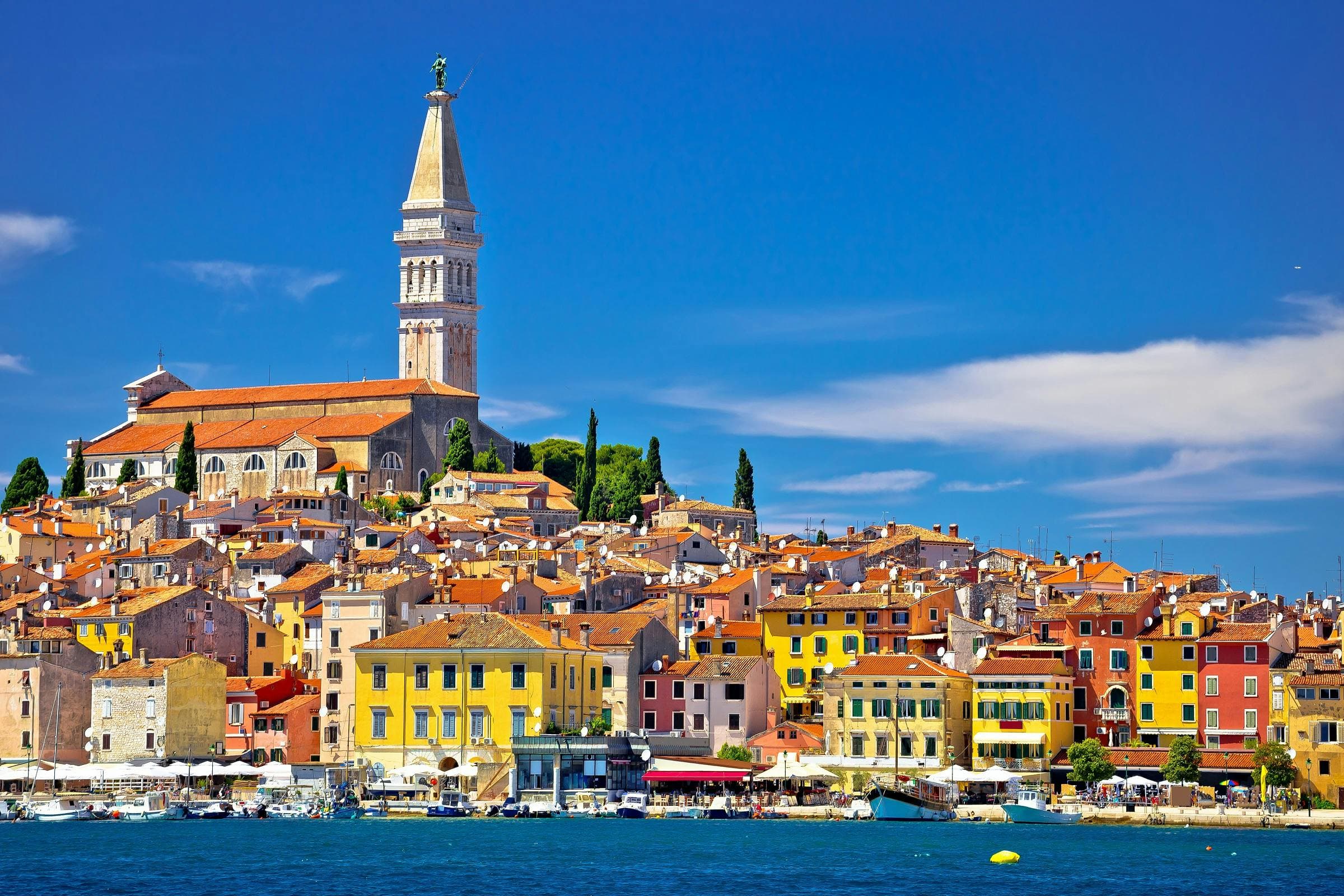 Rovinj city view