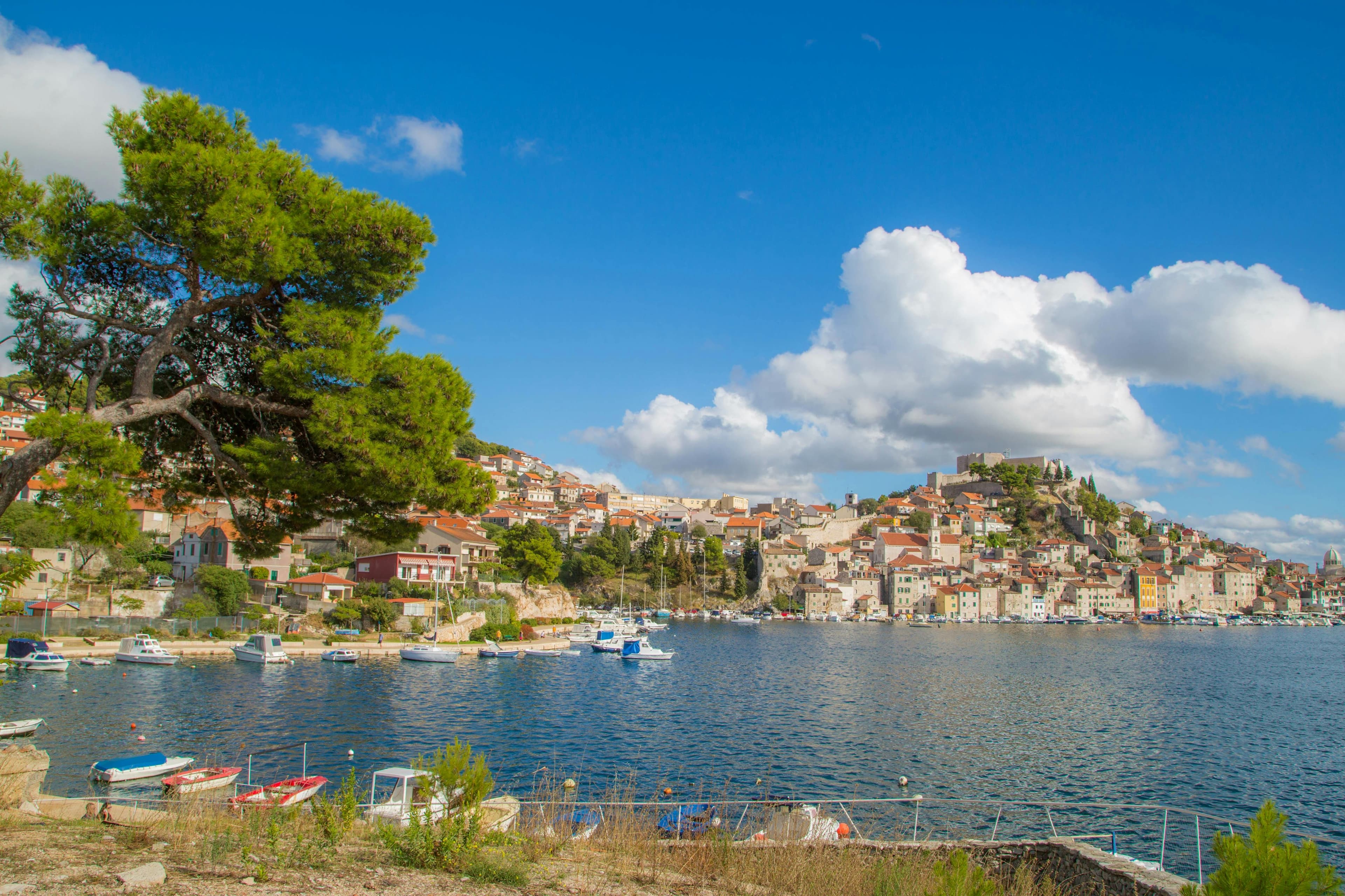 Sibenik city view