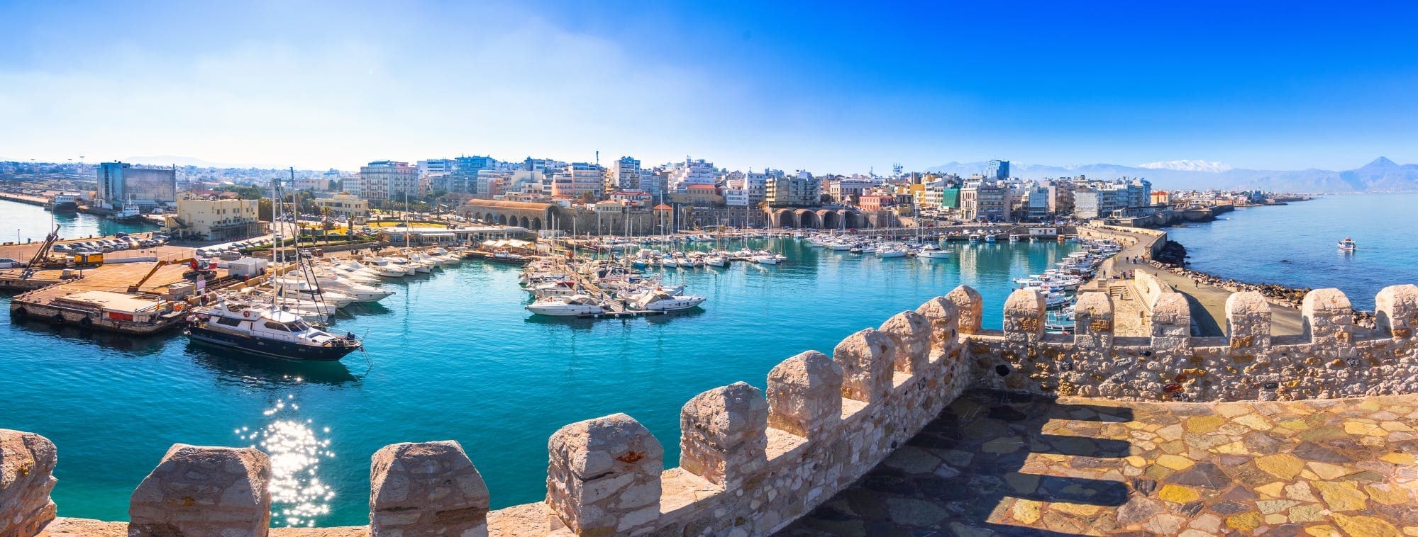 Heraklion city view