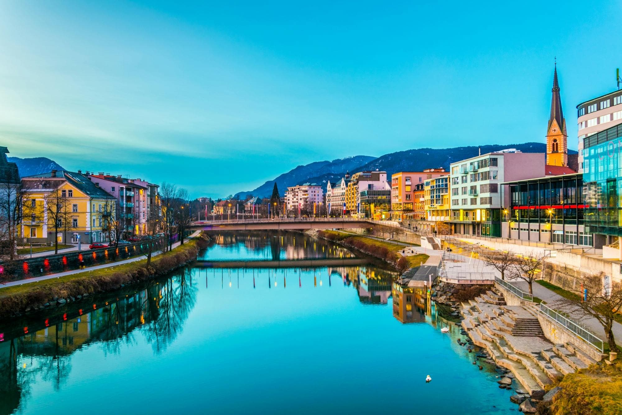Villach city view
