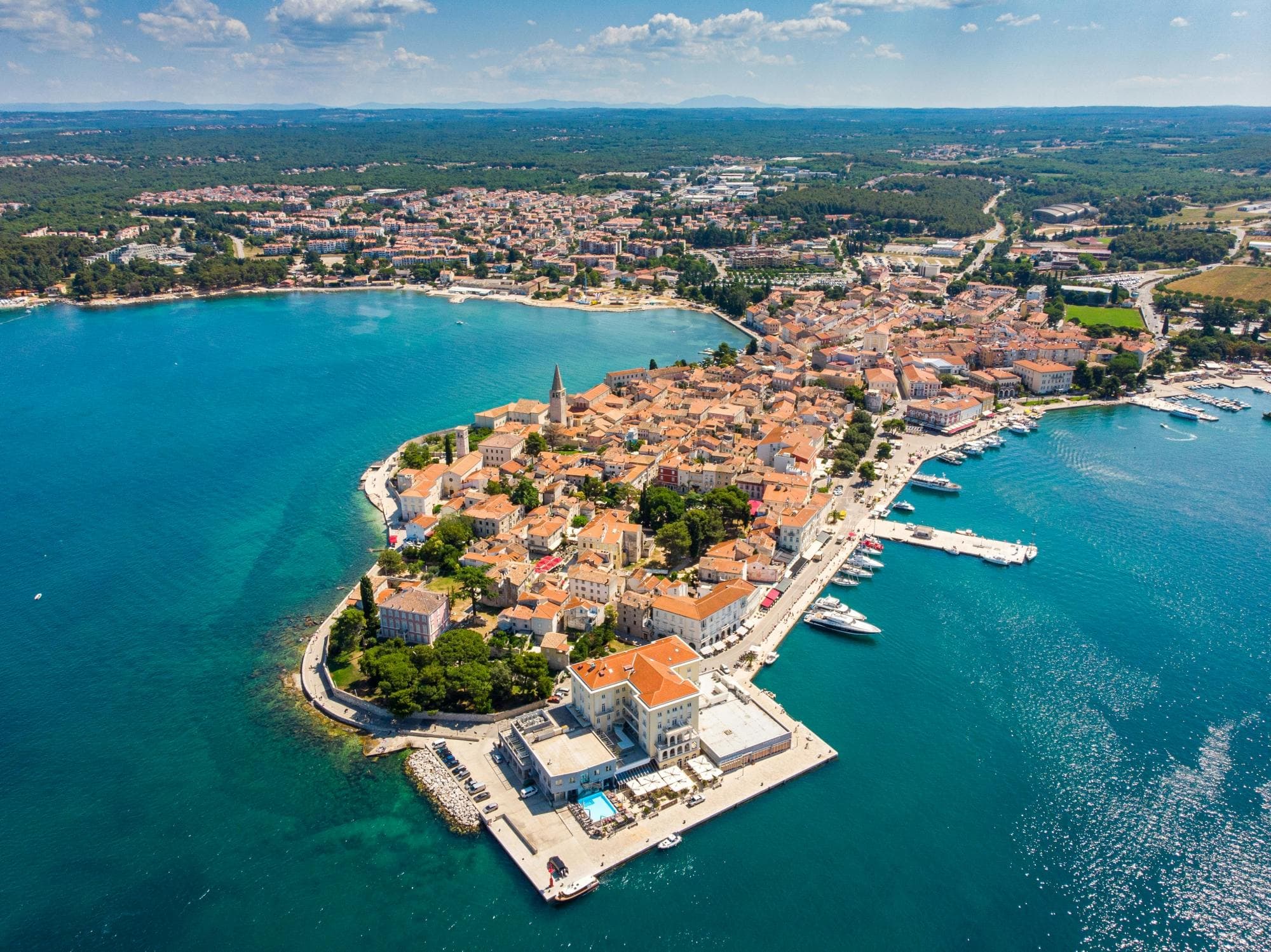 Poreč city view