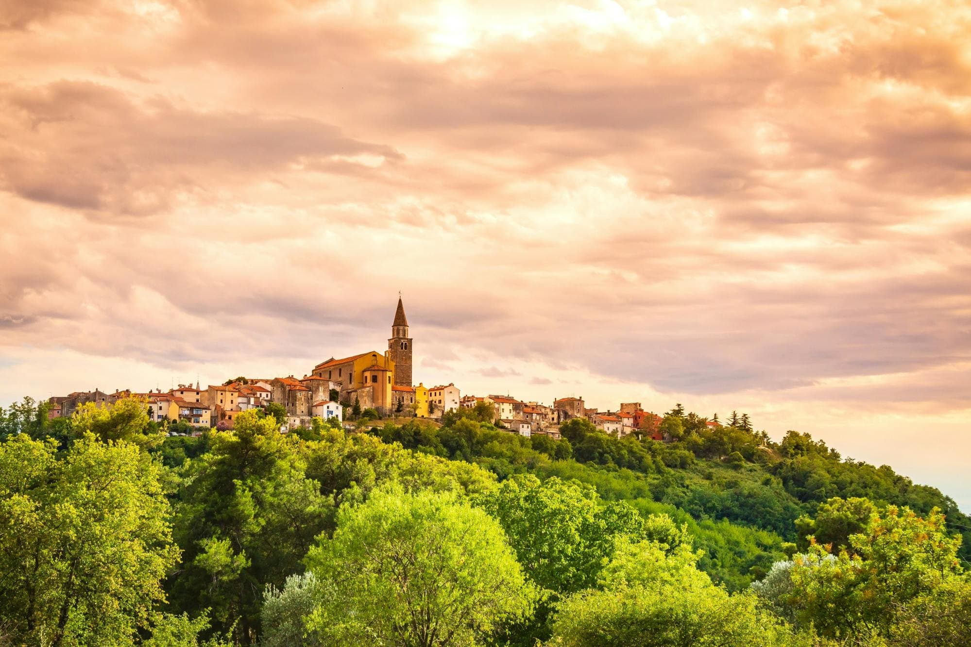 Buje city view