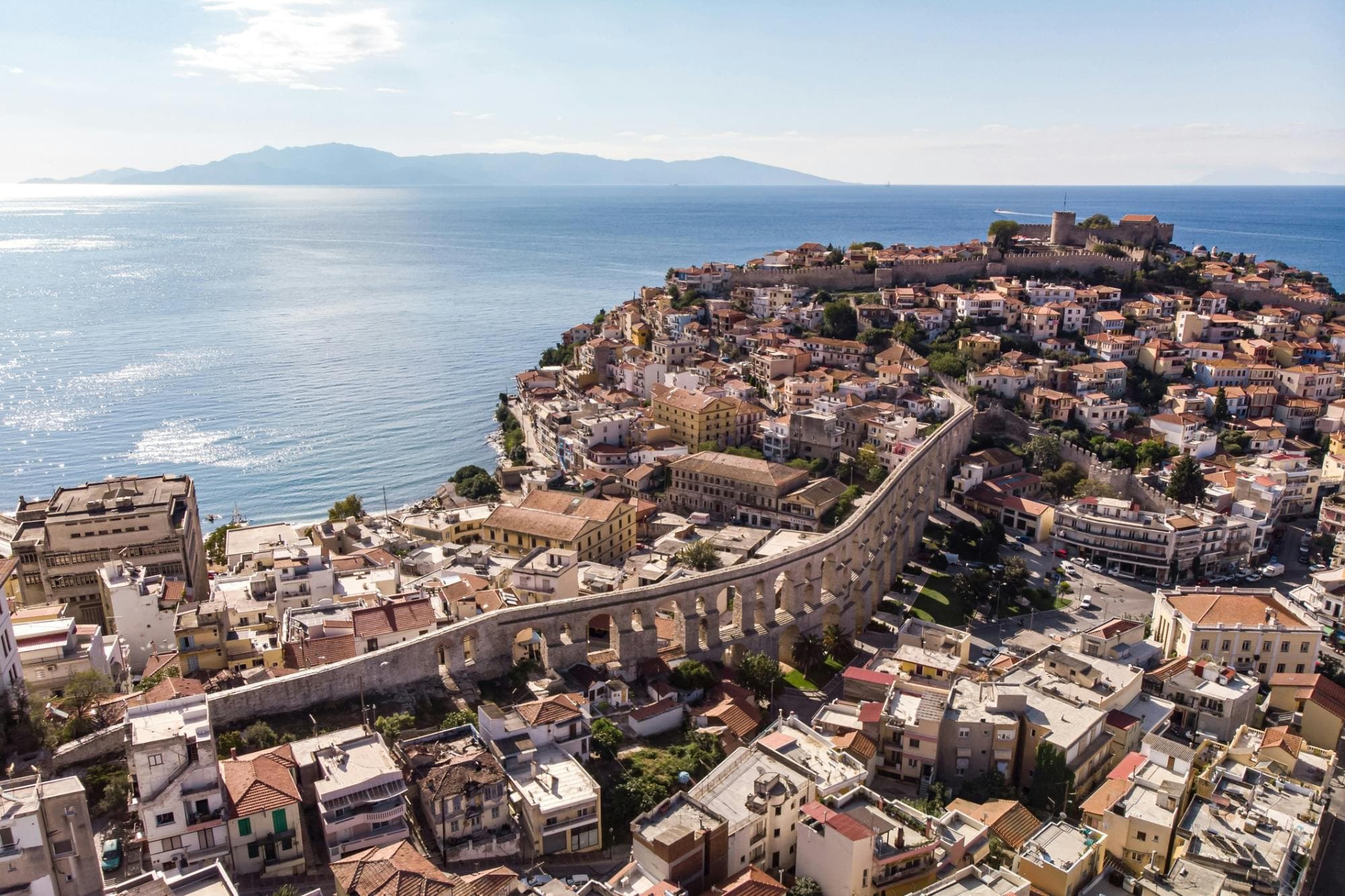 Kavala city view