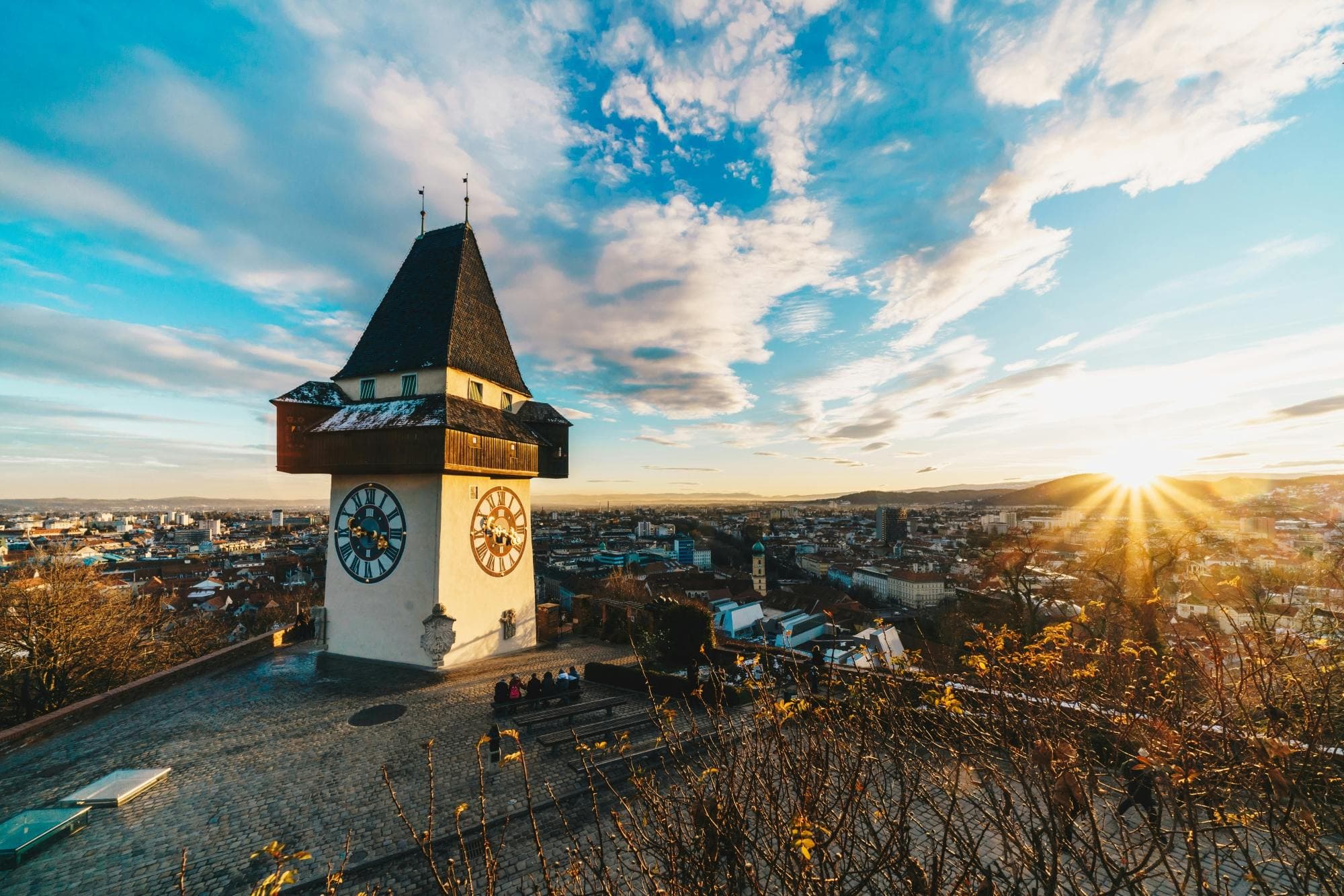 Graz city view