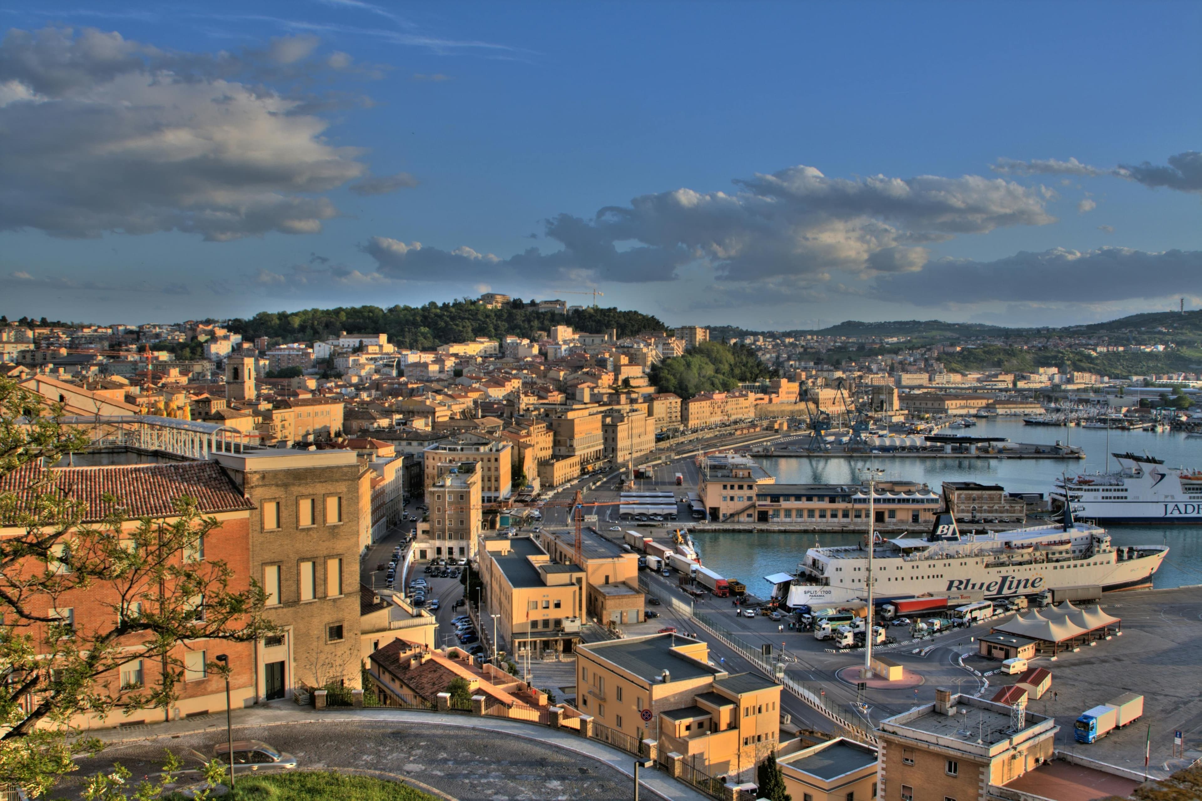 Ancona city view
