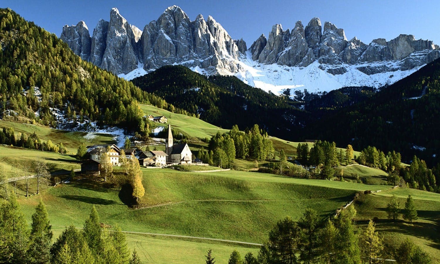Bolzano city view