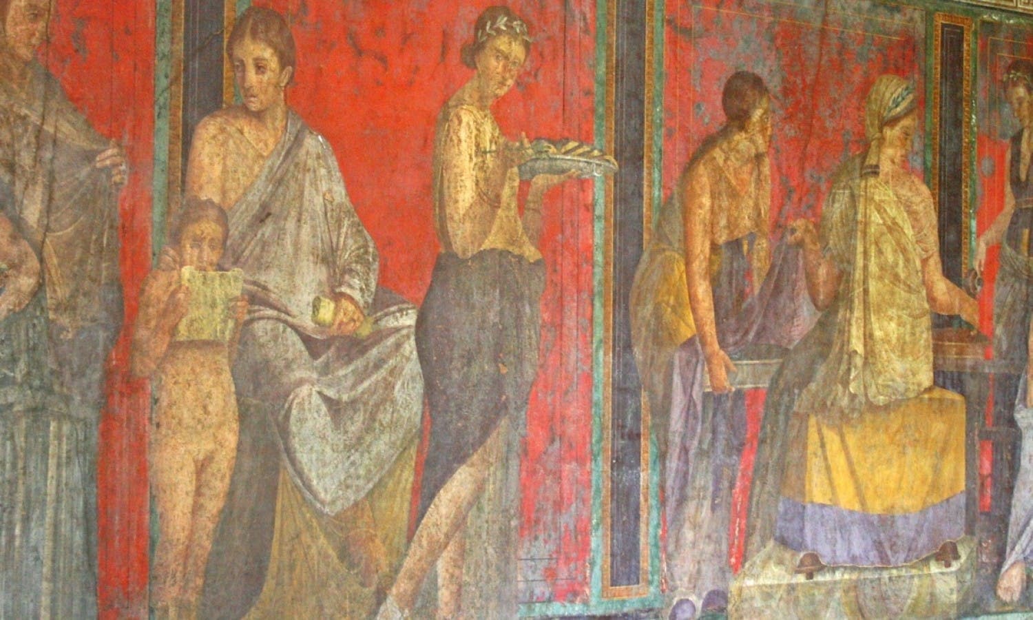 Pompeii city view
