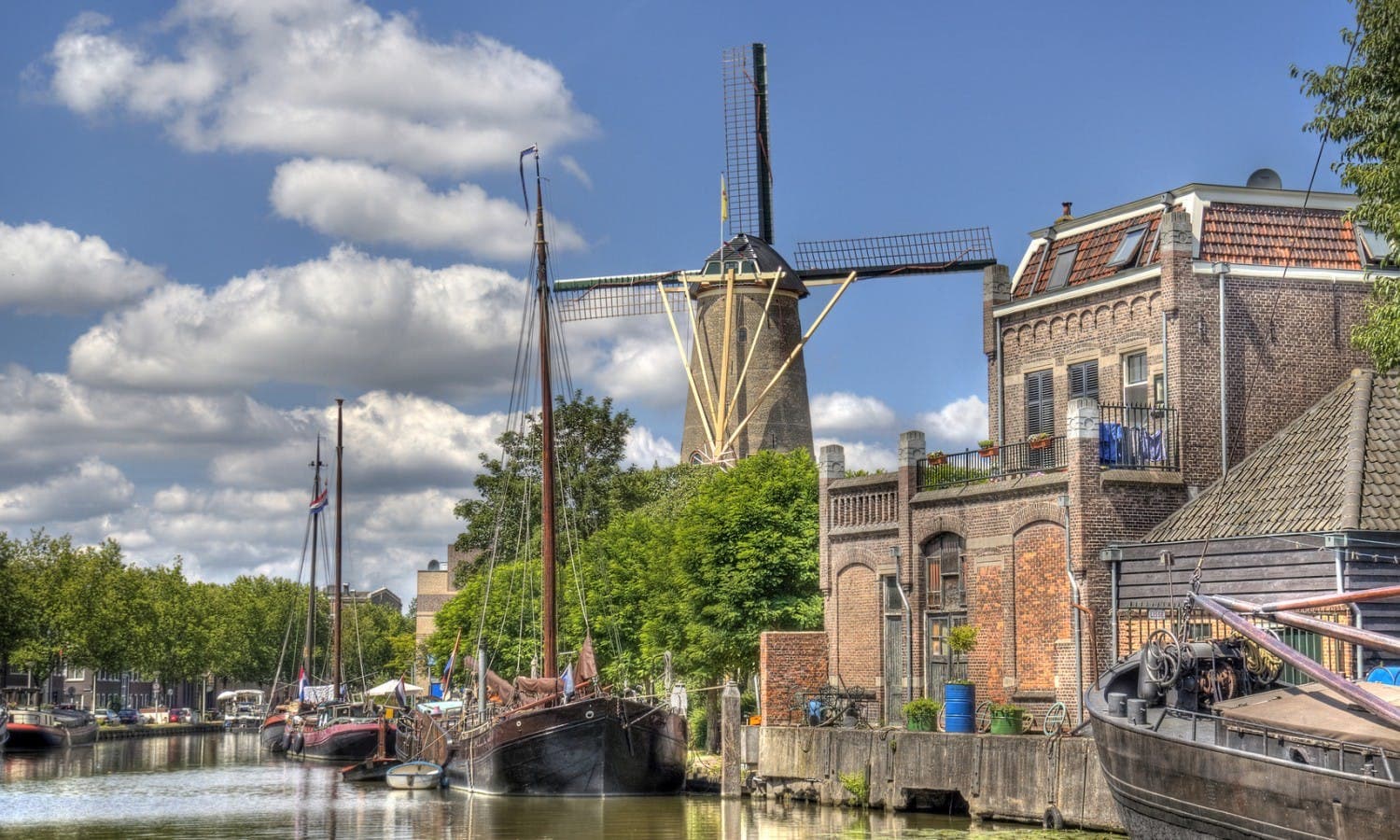 Gouda city view