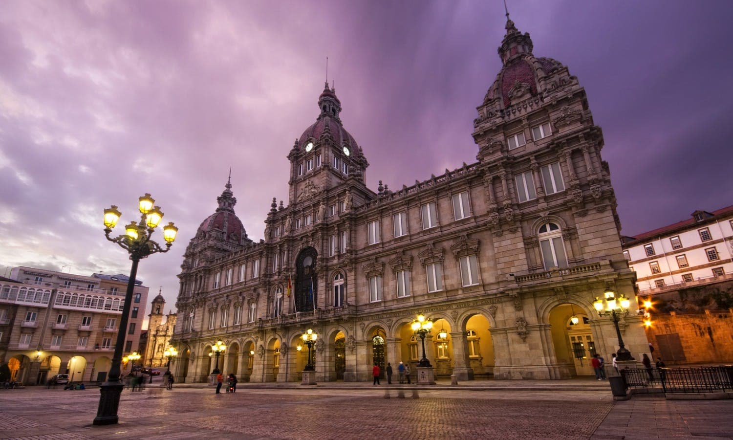 A Coruna city view