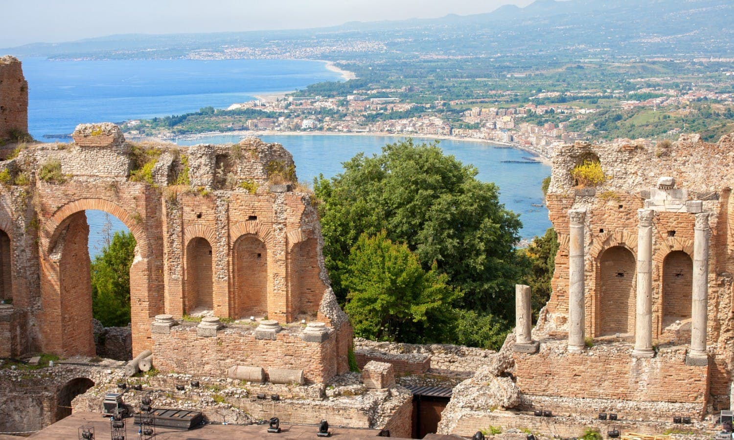 Taormina city view