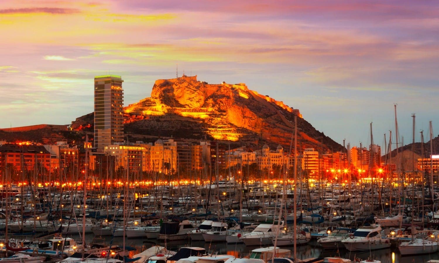 Alicante city view