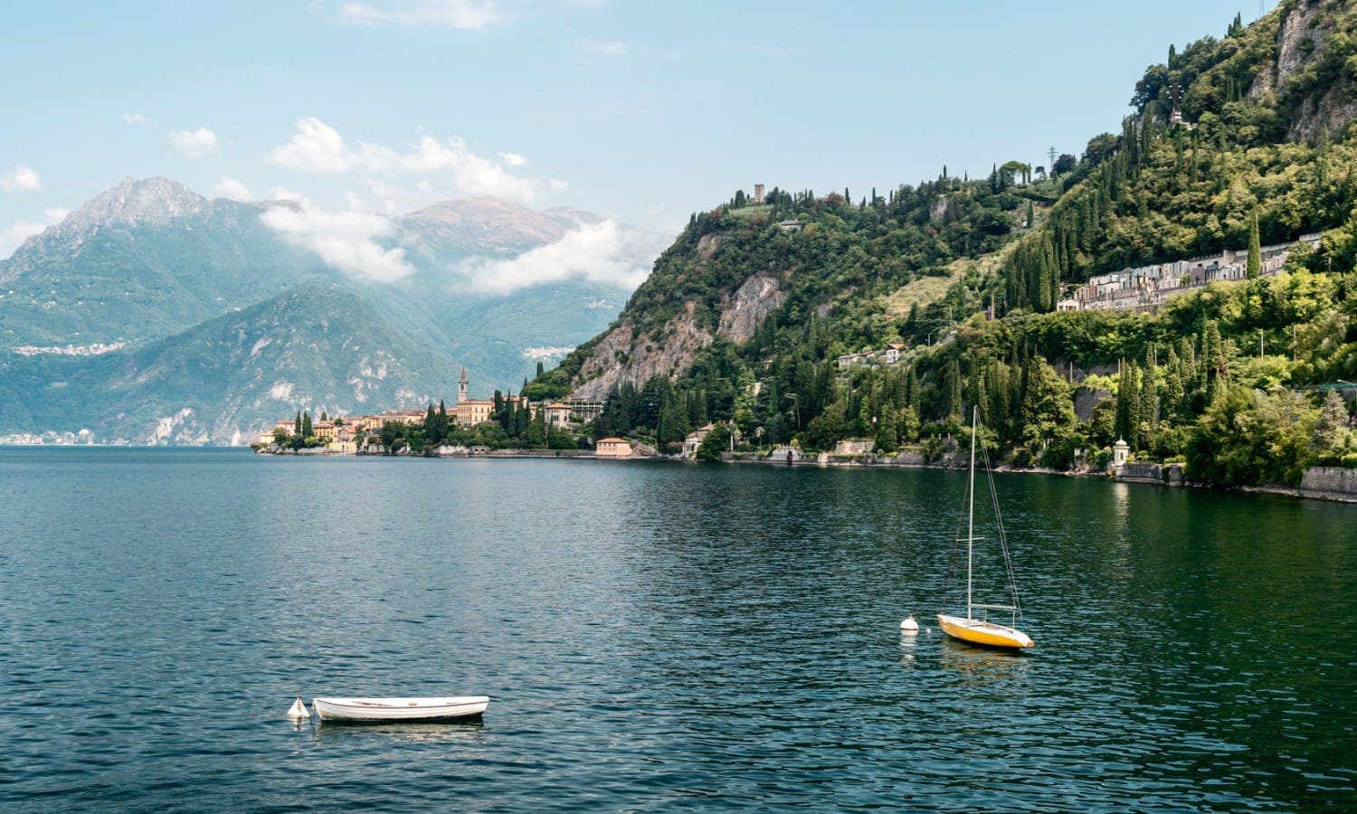 Lake Como city view