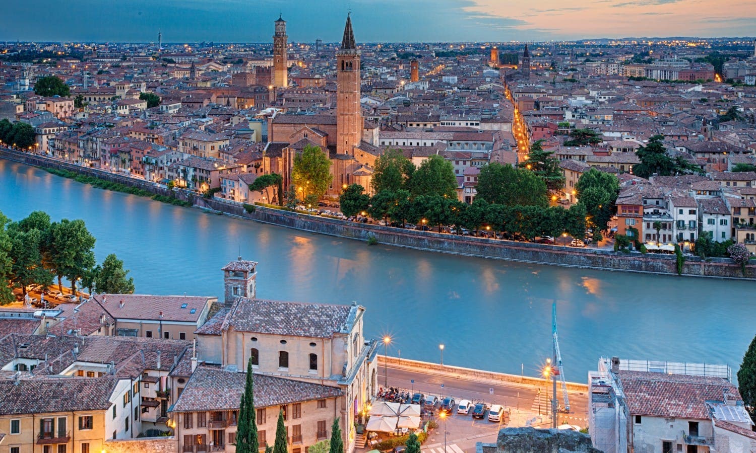 Verona city view