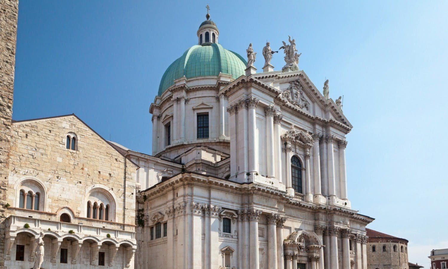 Brescia city view