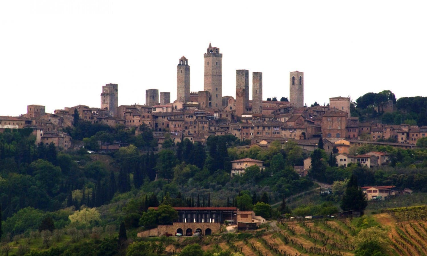 San Gimignano city view