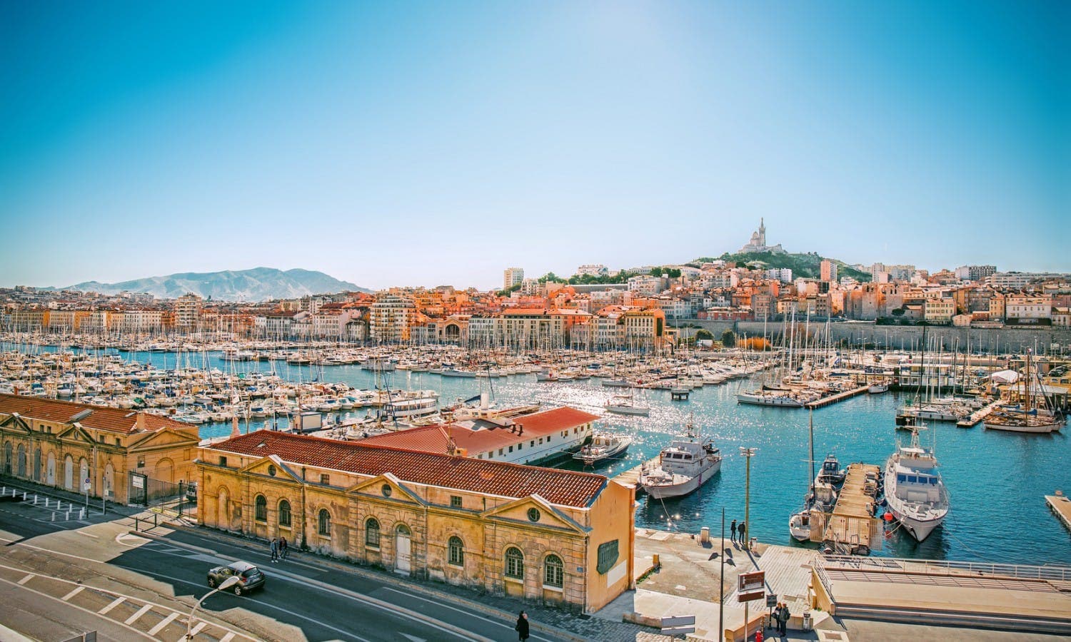 Marseille city view