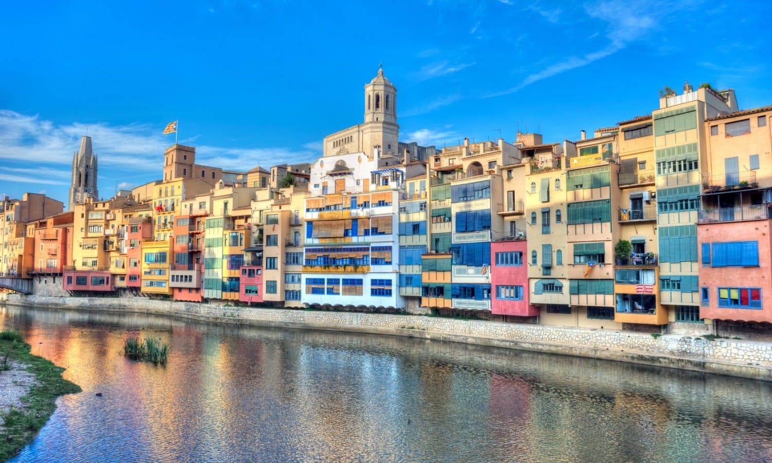 Girona city view