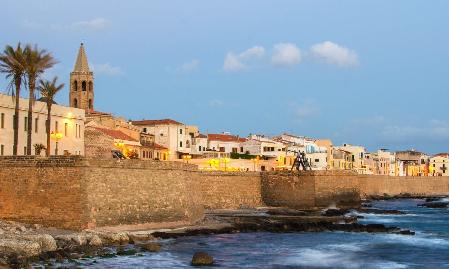 Alghero city view
