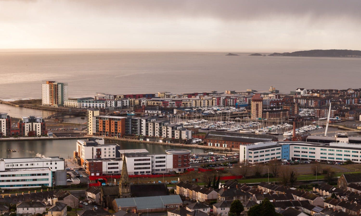 Swansea city view