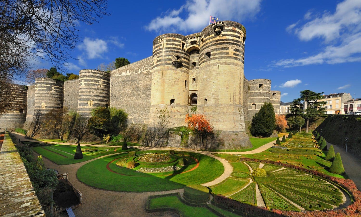 Angers city view