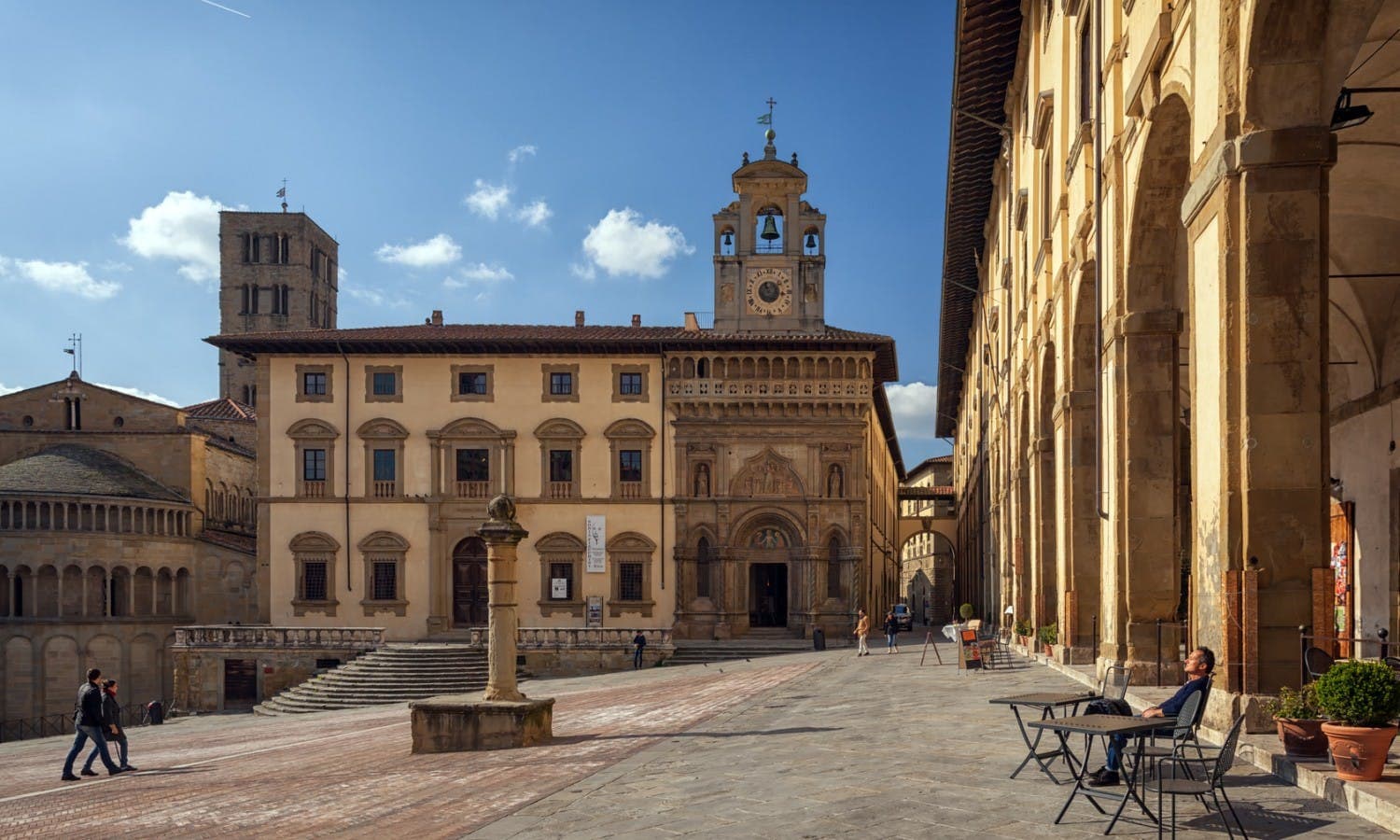Arezzo city view