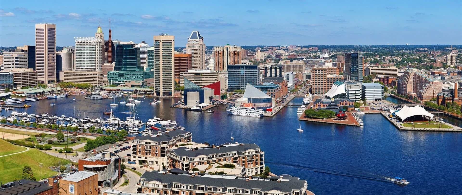 Baltimore city view