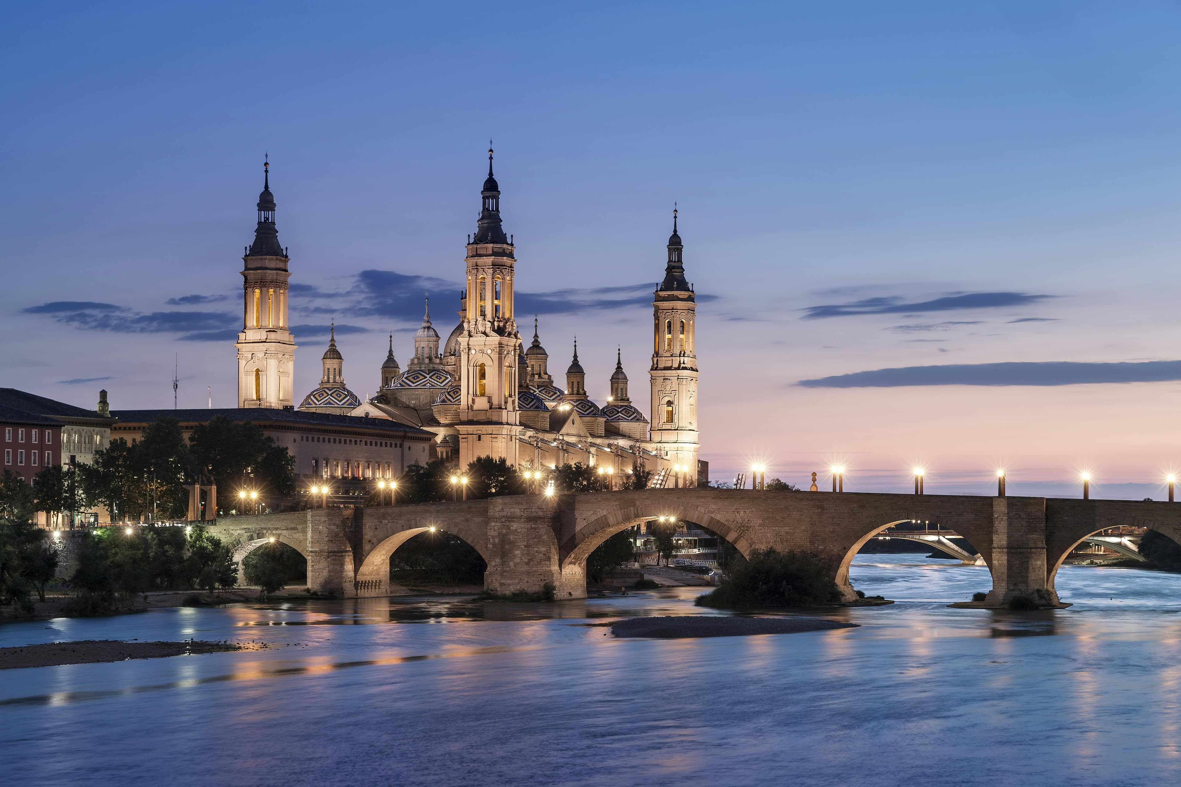 Zaragoza city view