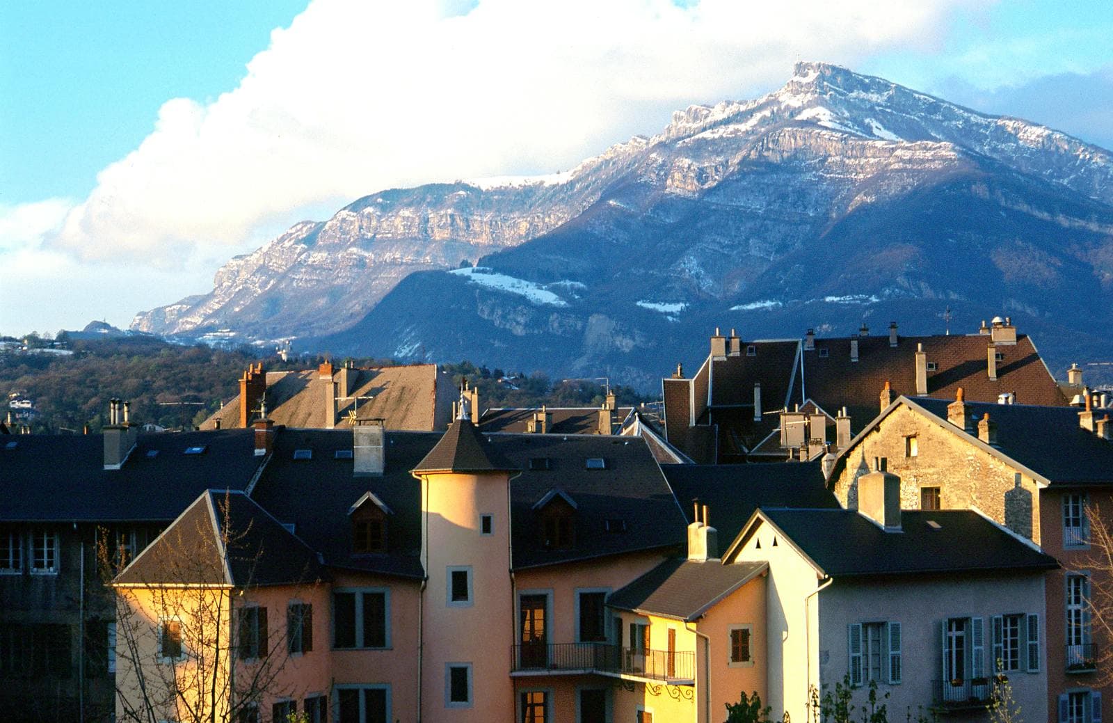 Chambéry city view