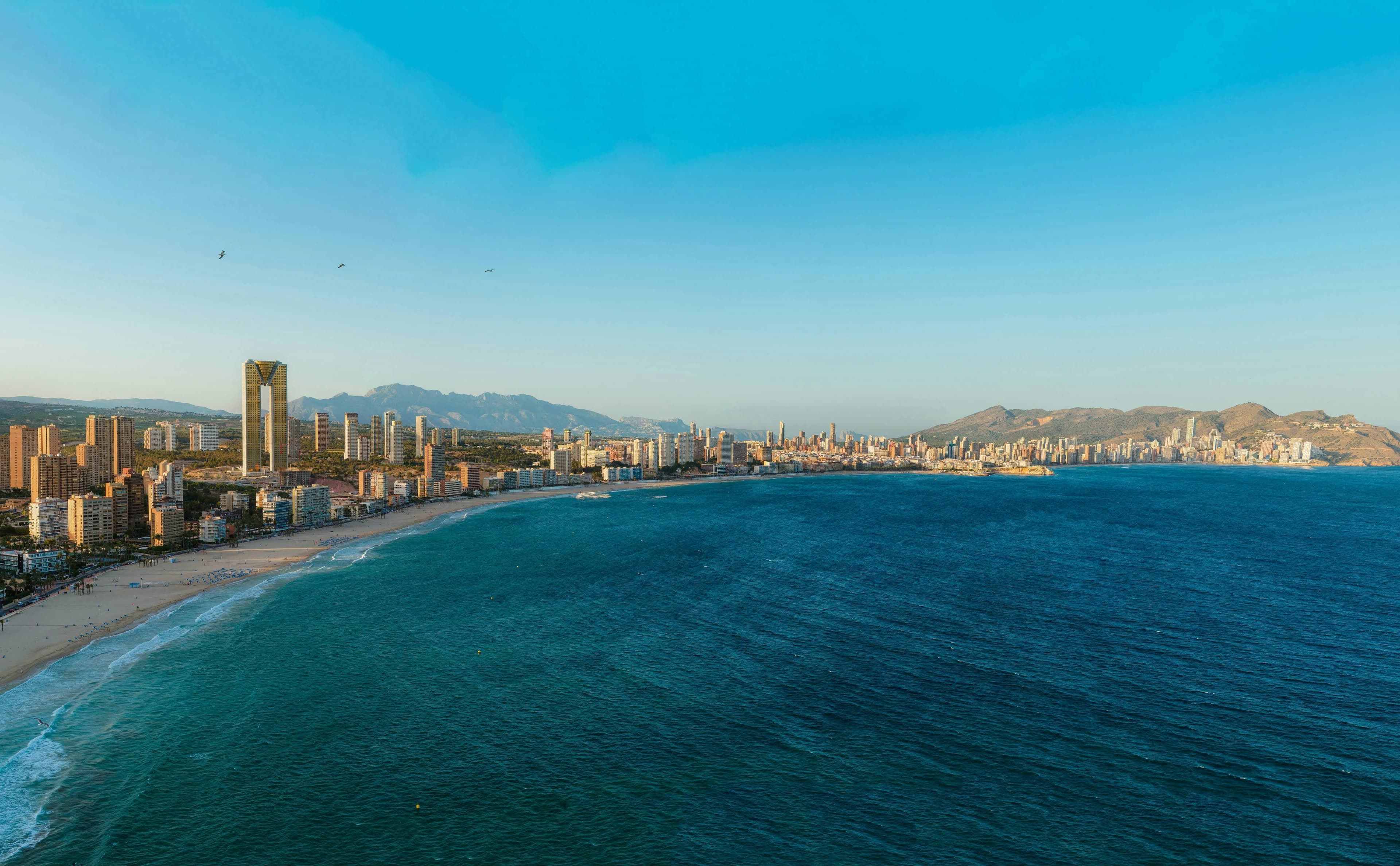 Benidorm city view