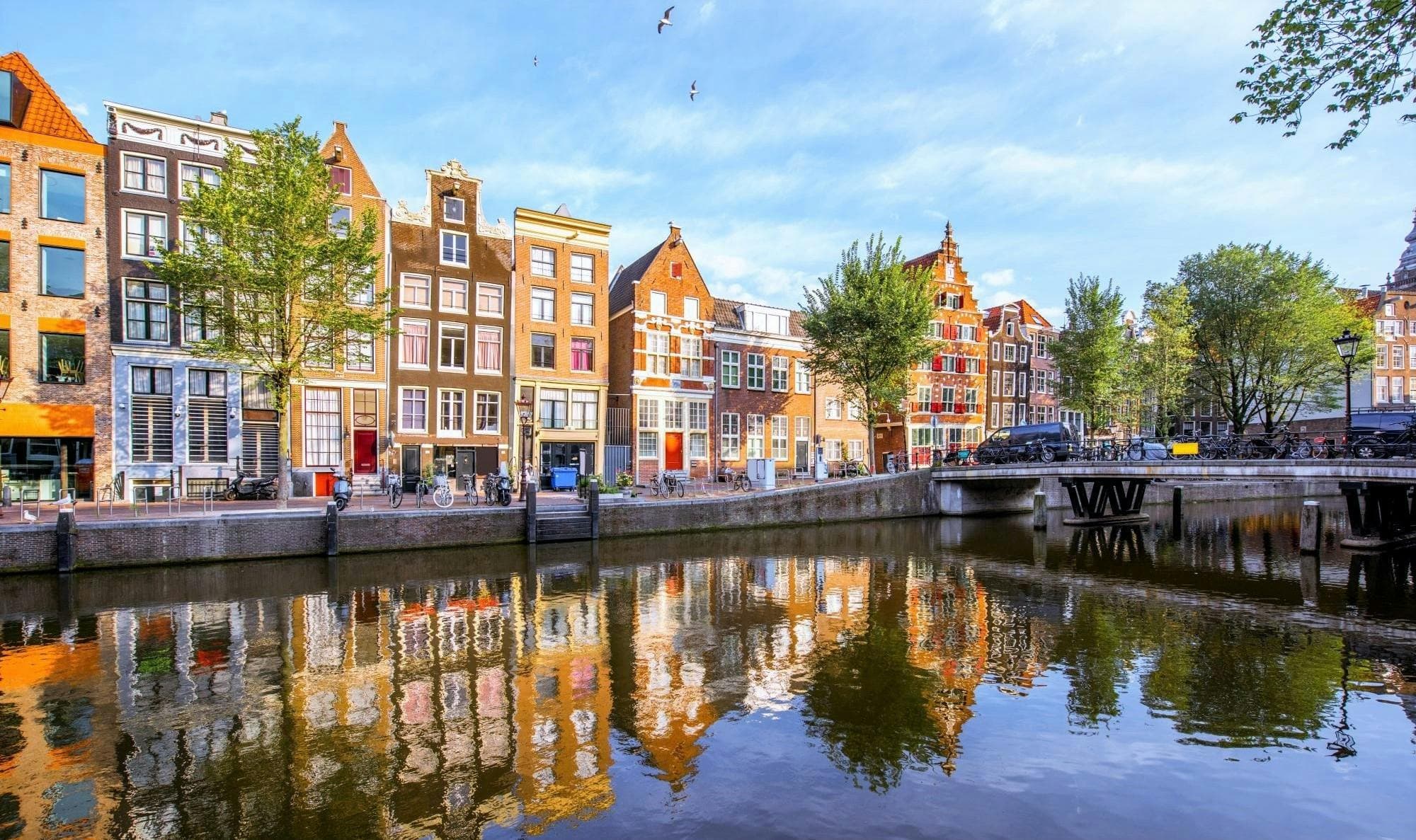 Amsterdam city view