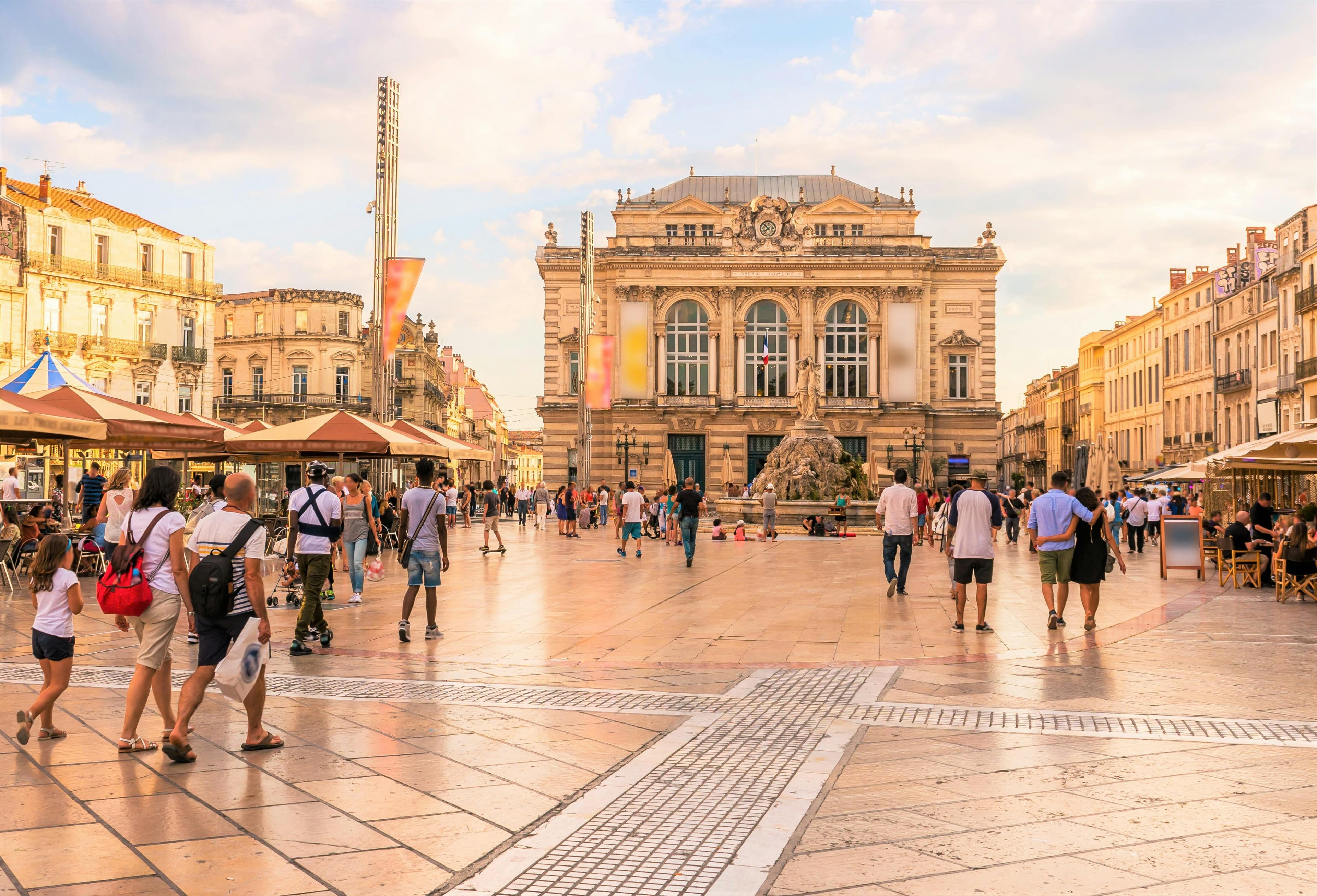 Montpellier city view