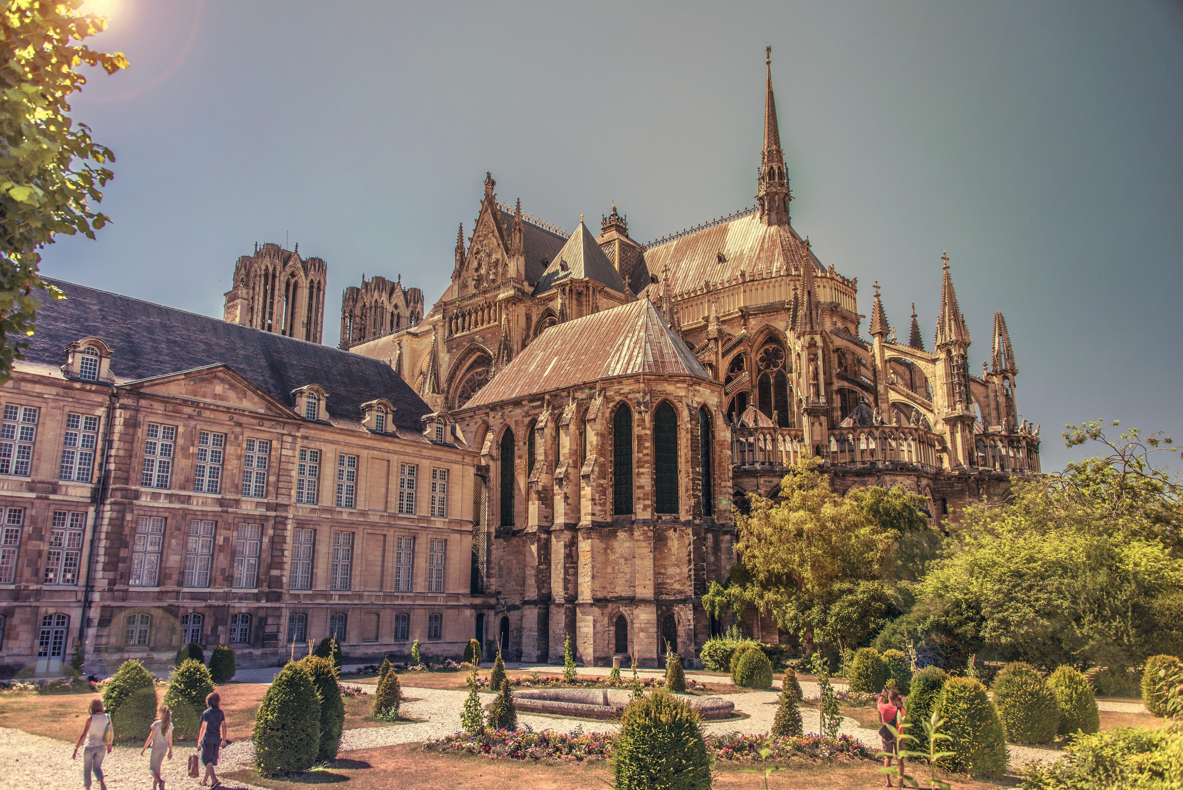 Reims city view