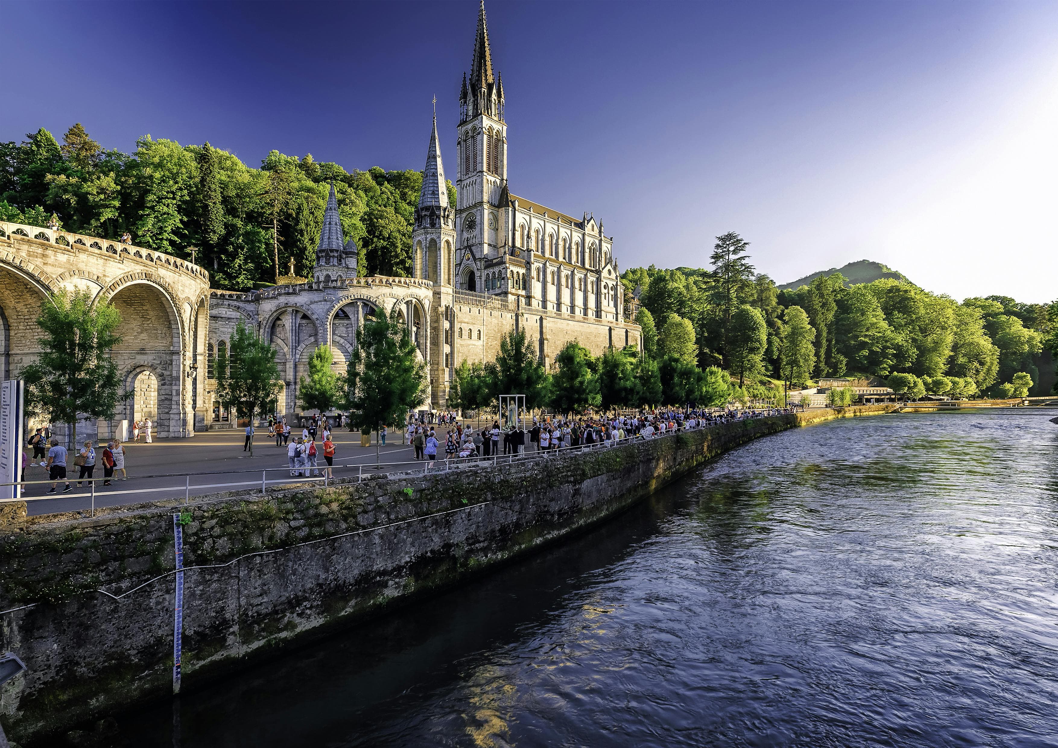 Lourdes city view