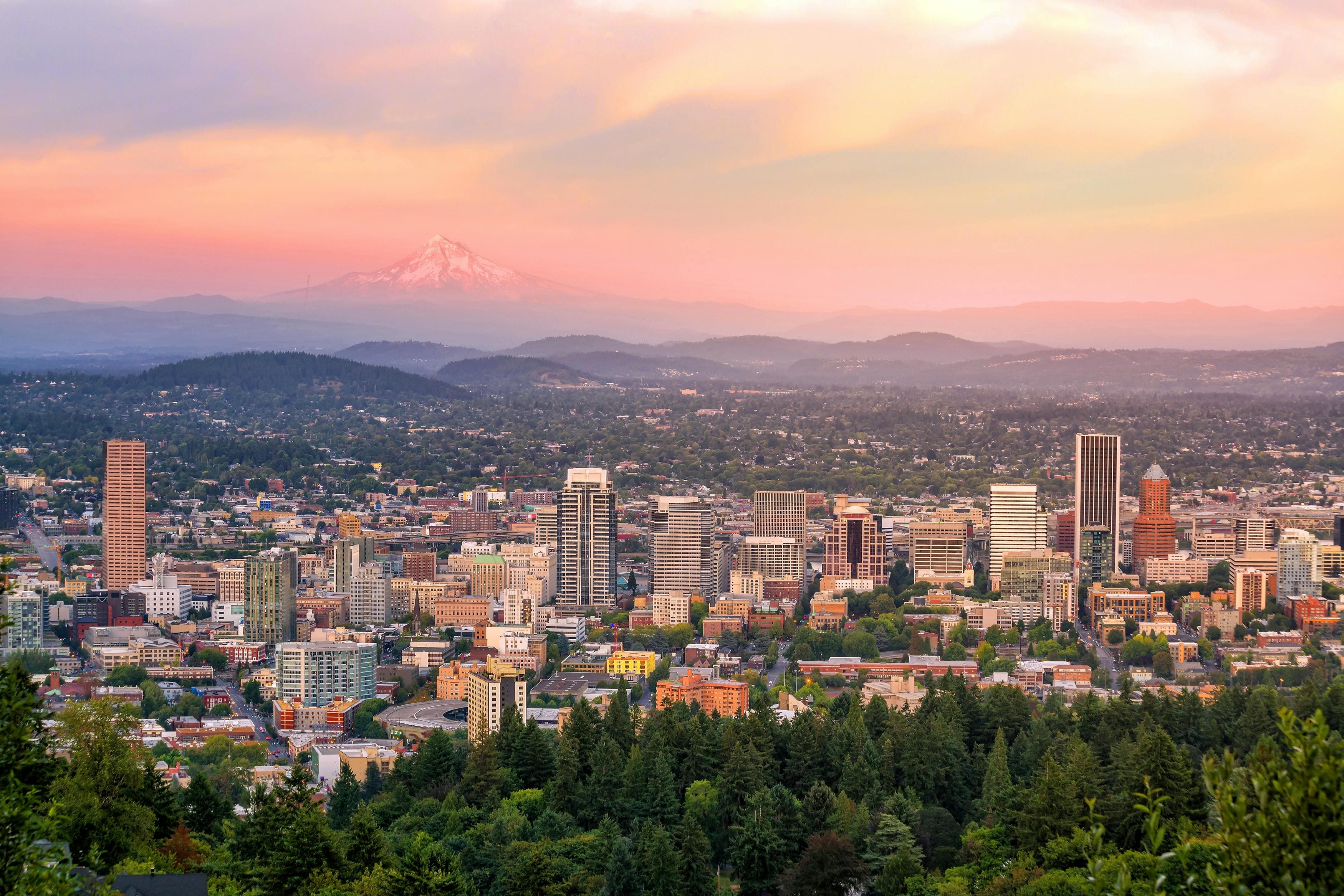 Portland city view