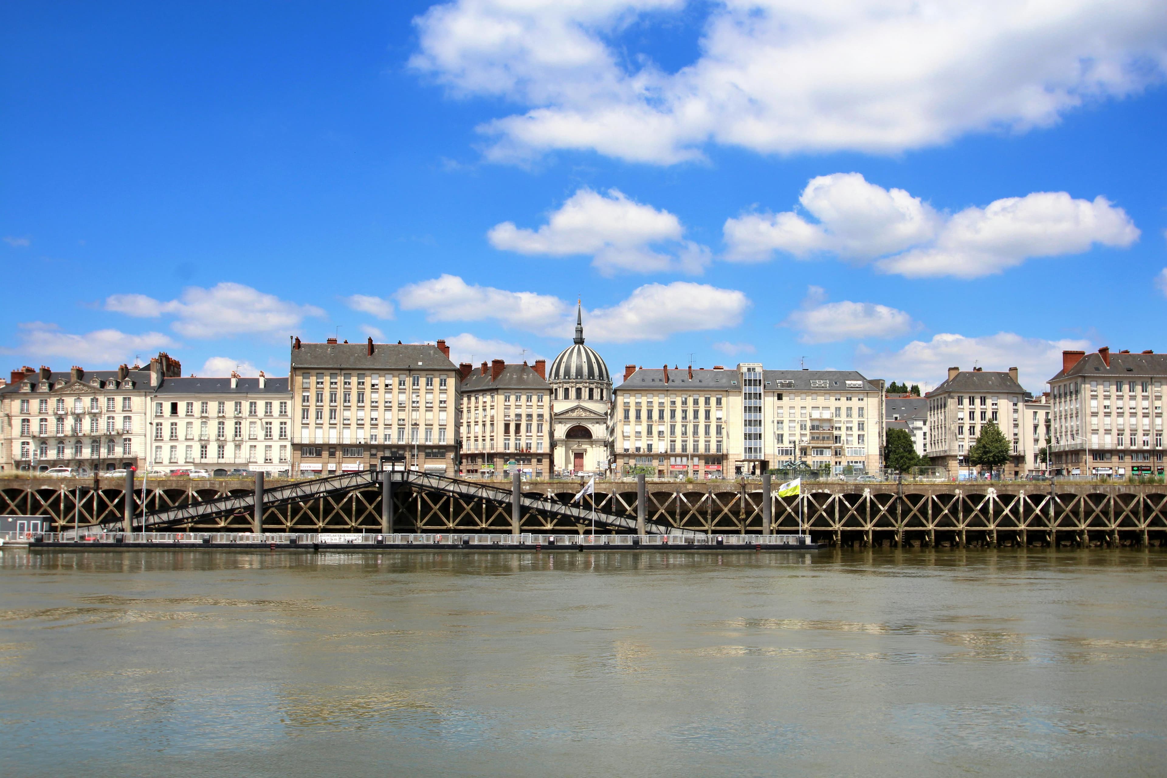 Nantes city view